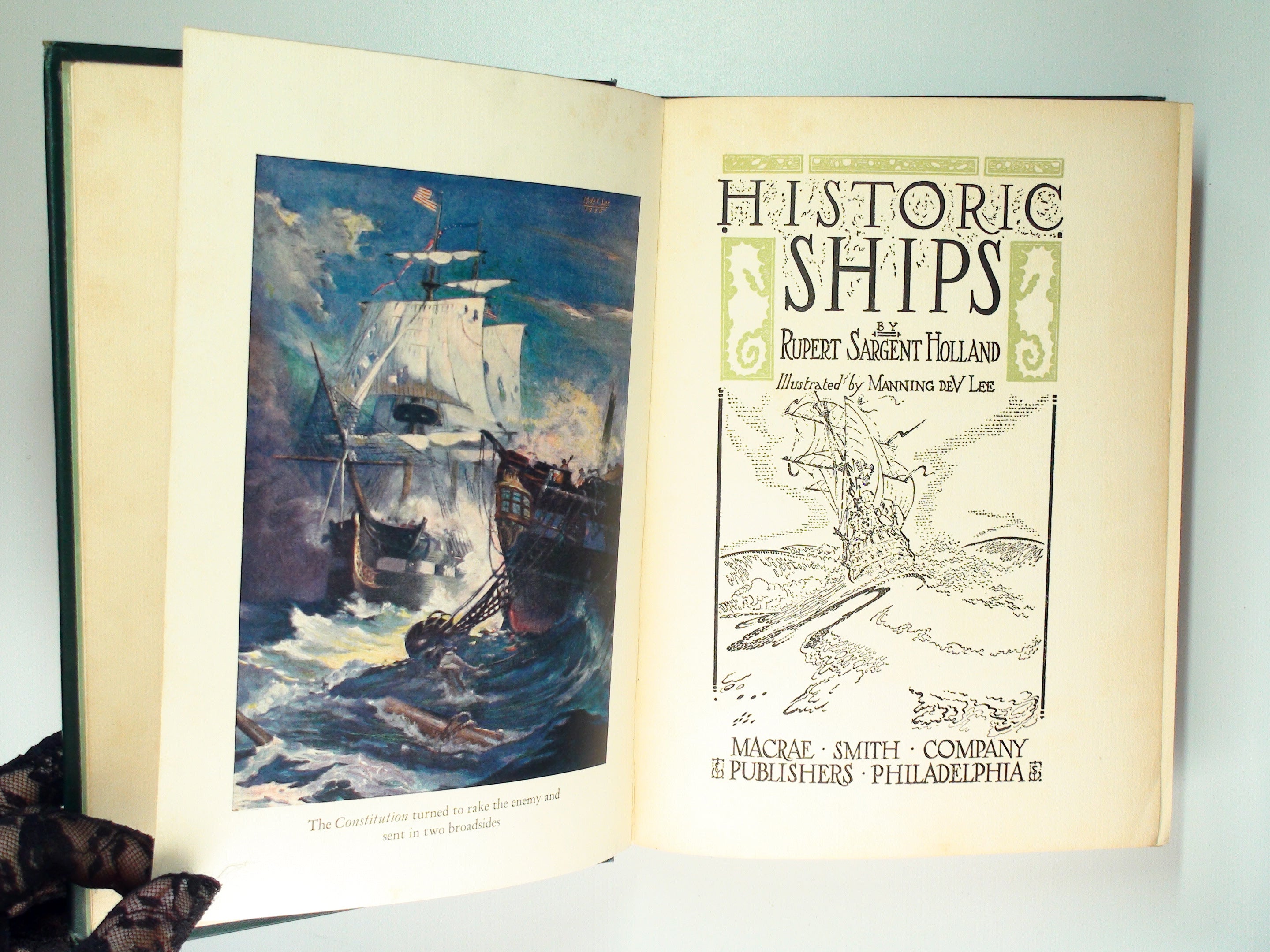 Historic Ships by Rupert Sargent Holland, Illustrated, 4th Printing, 1927