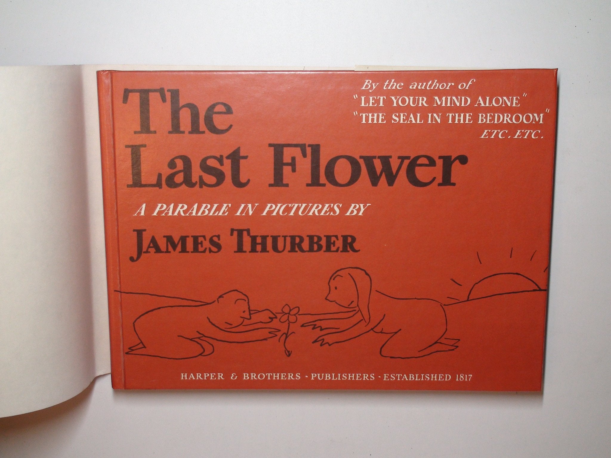 1939, The Last Flower by James Thurber, Hardcover, Illustrated – Ebon ...