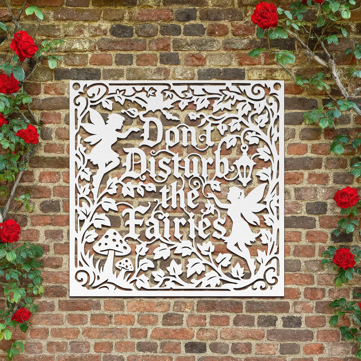 Don't Disturb the Fairies, ShadowForge 18-Gauge Steel Die Cut Metal Wa ...
