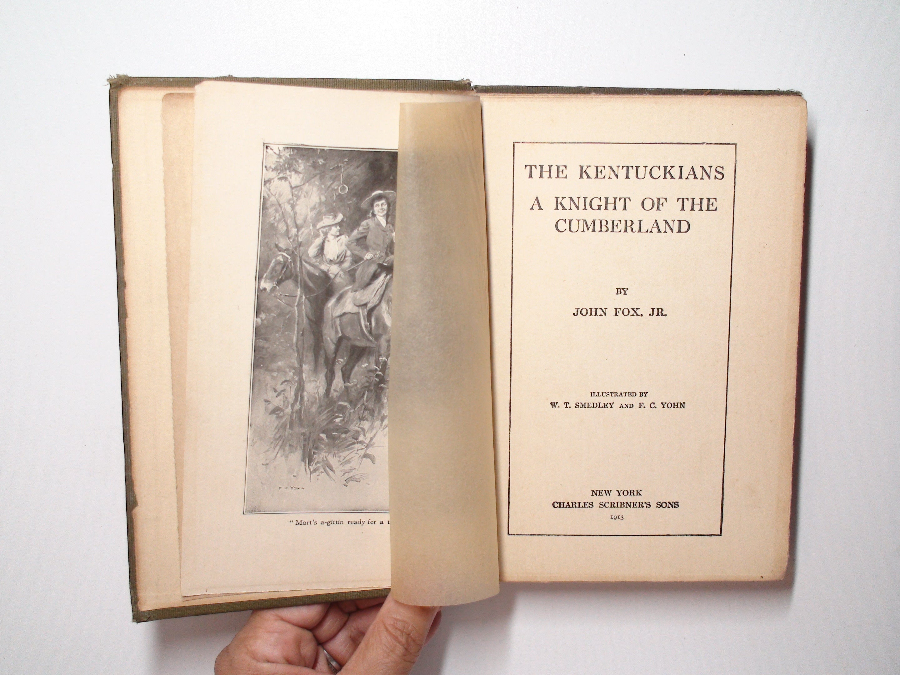 The Kentuckians, A Knight of the Cumberland, by John Fox Jr., Illustrated, 1913