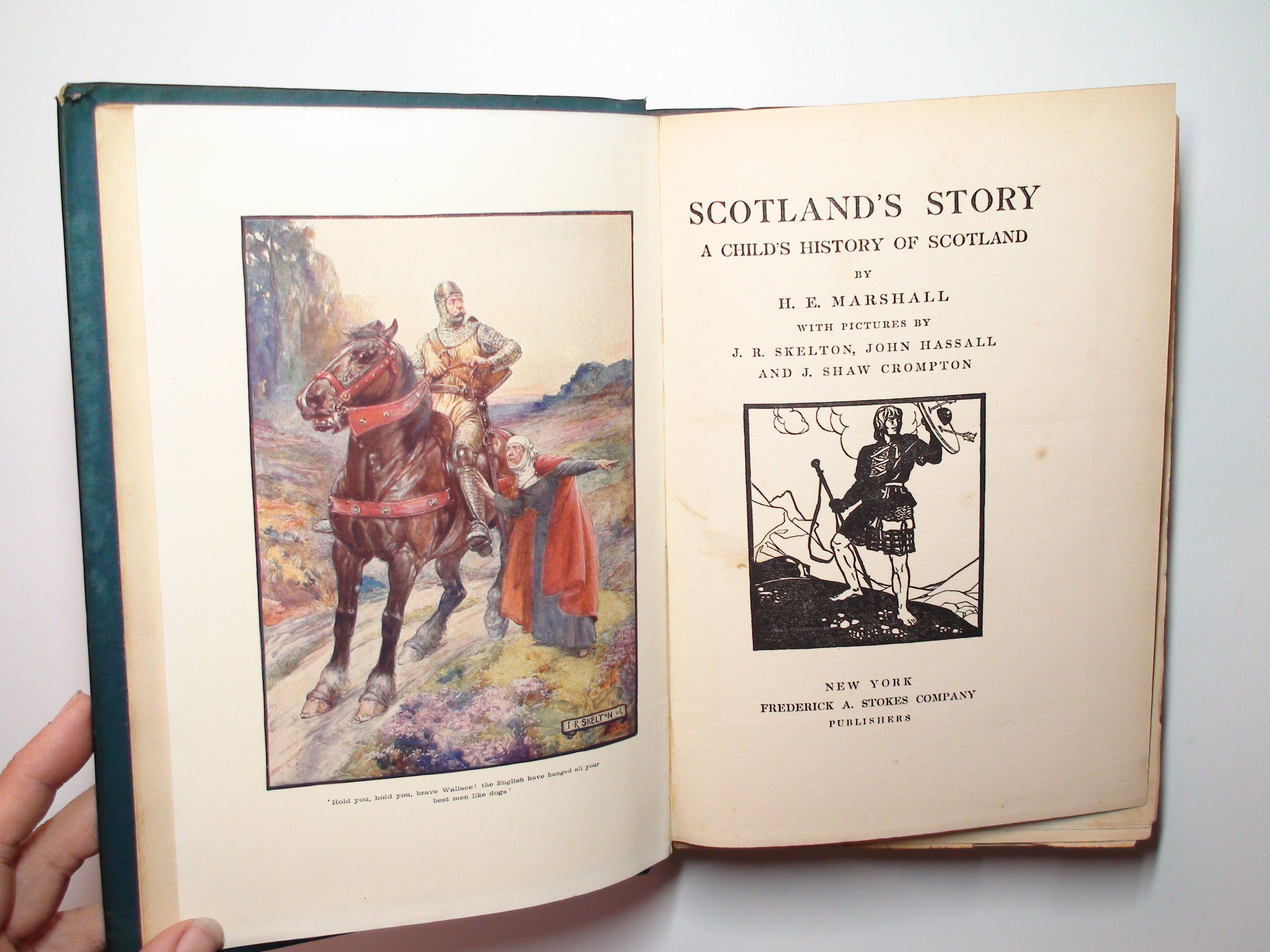 Scotland's Story, by H. E. Marshall, Illustrated in Color and B&W, 1906