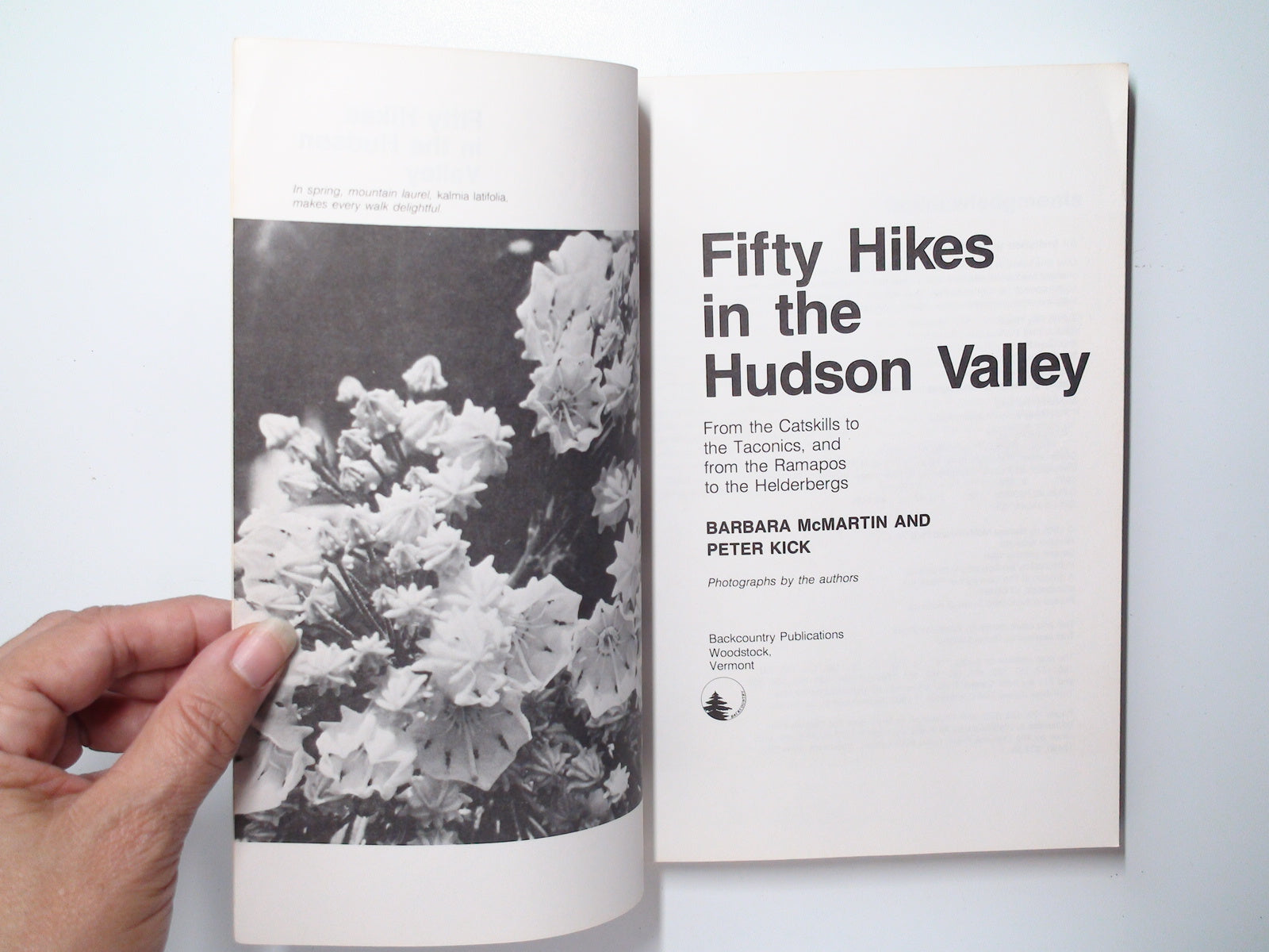 Fifty Hikes in the Hudson Valley, Barbara McMartin, and Peter Kick, 1993