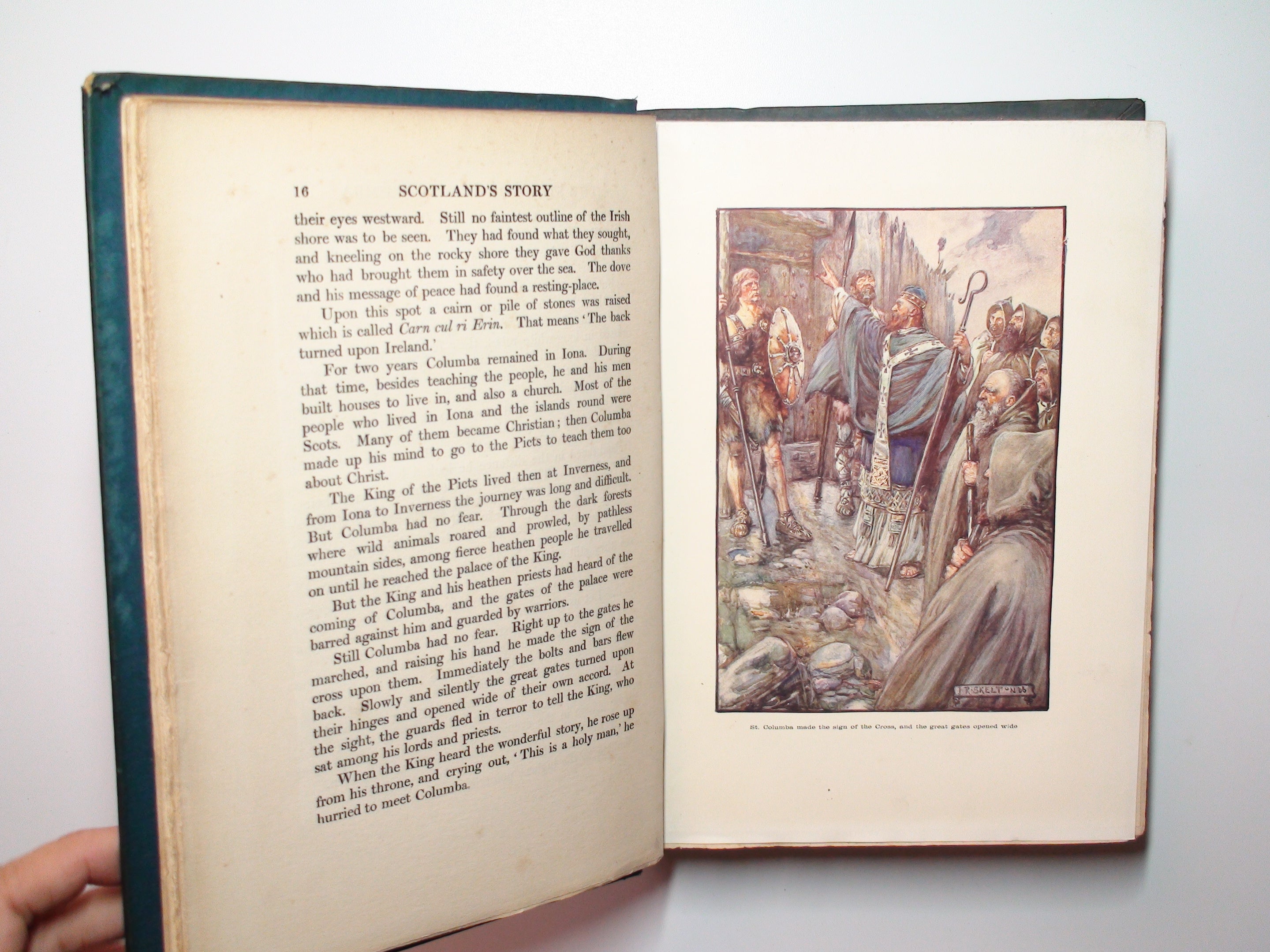 Scotland's Story, by H. E. Marshall, Illustrated in Color and B&W, 1906