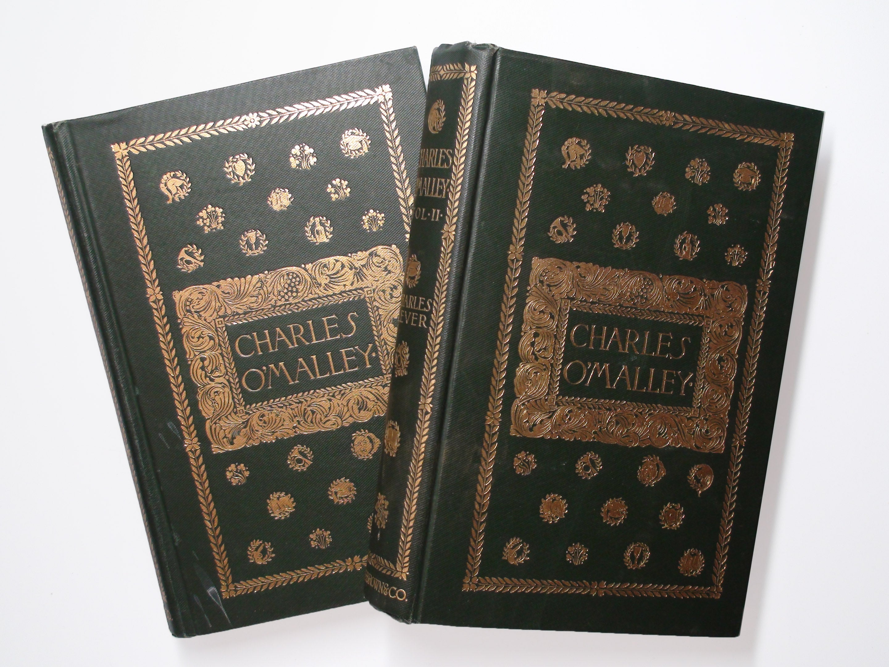 Charles O'Malley, Irish Dragoon, In 2 Vols, by Charles Lever, Illustrated, 1904