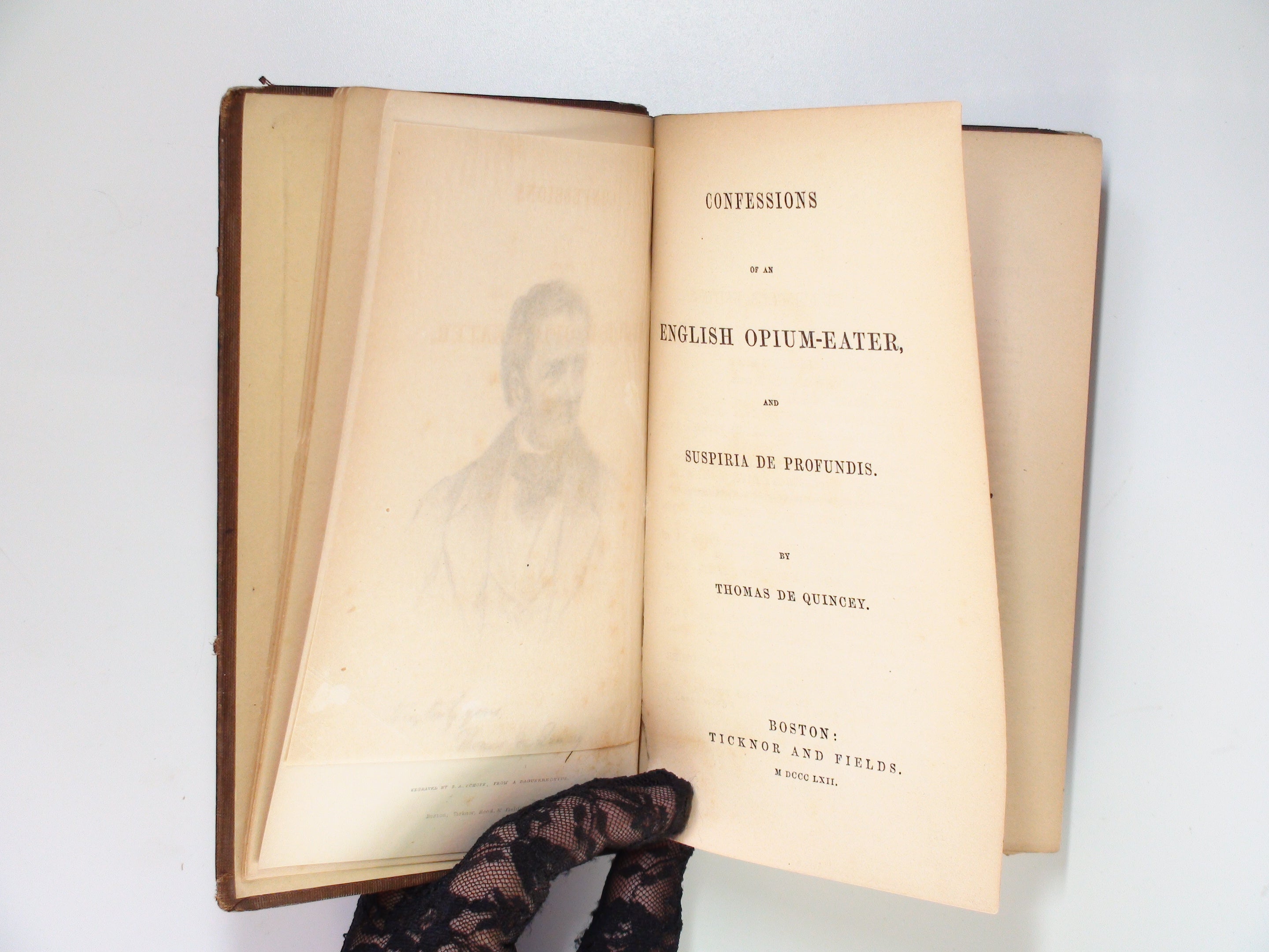 Confessions of an English Opium-Eater and Suspira Profundis by Thomas de Quincey, 1862