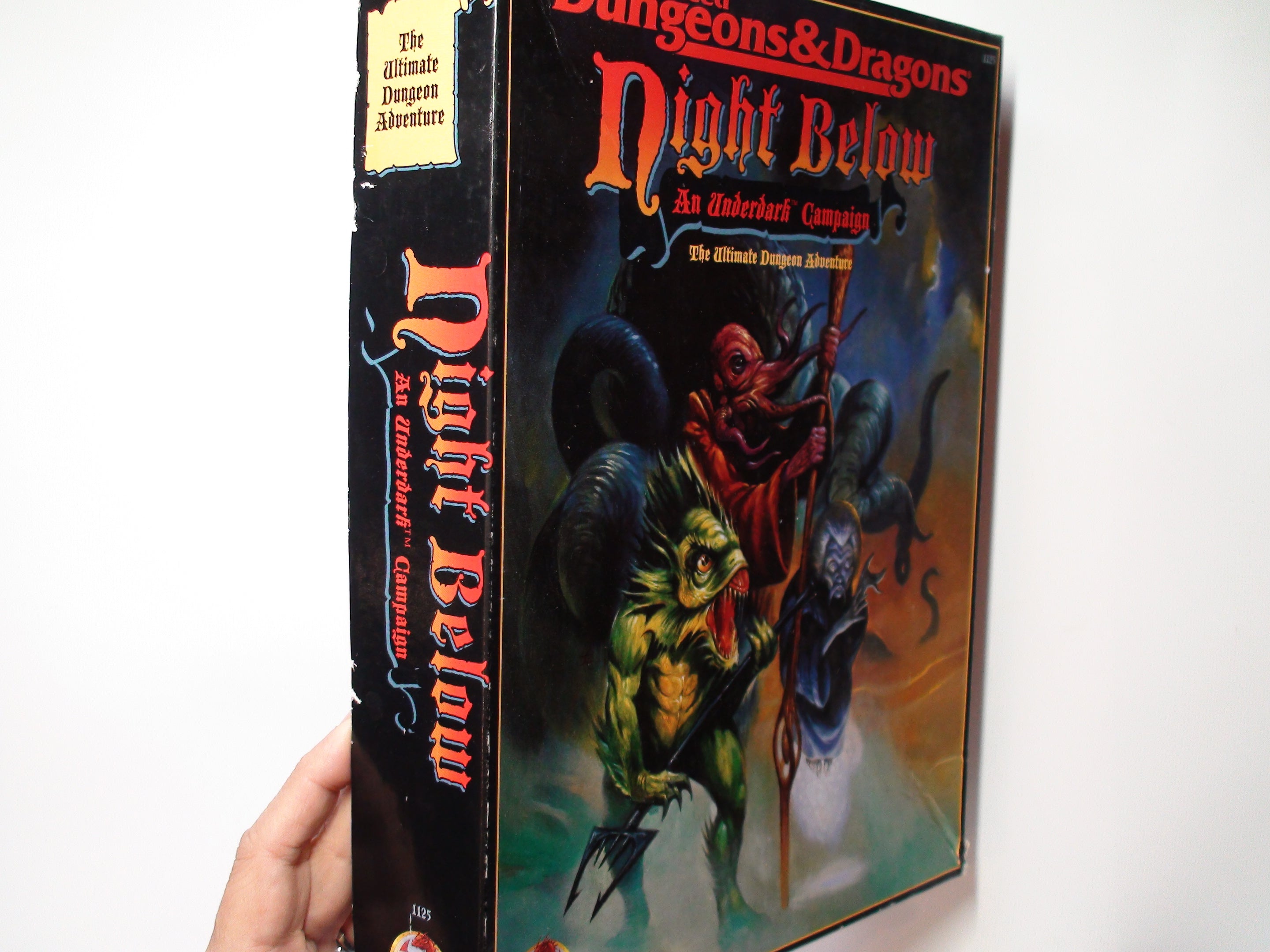 Night Below, AD&D 2nd Ed Boxed Set #1125 TSR, Dungons and Dragons Campaign, 1995