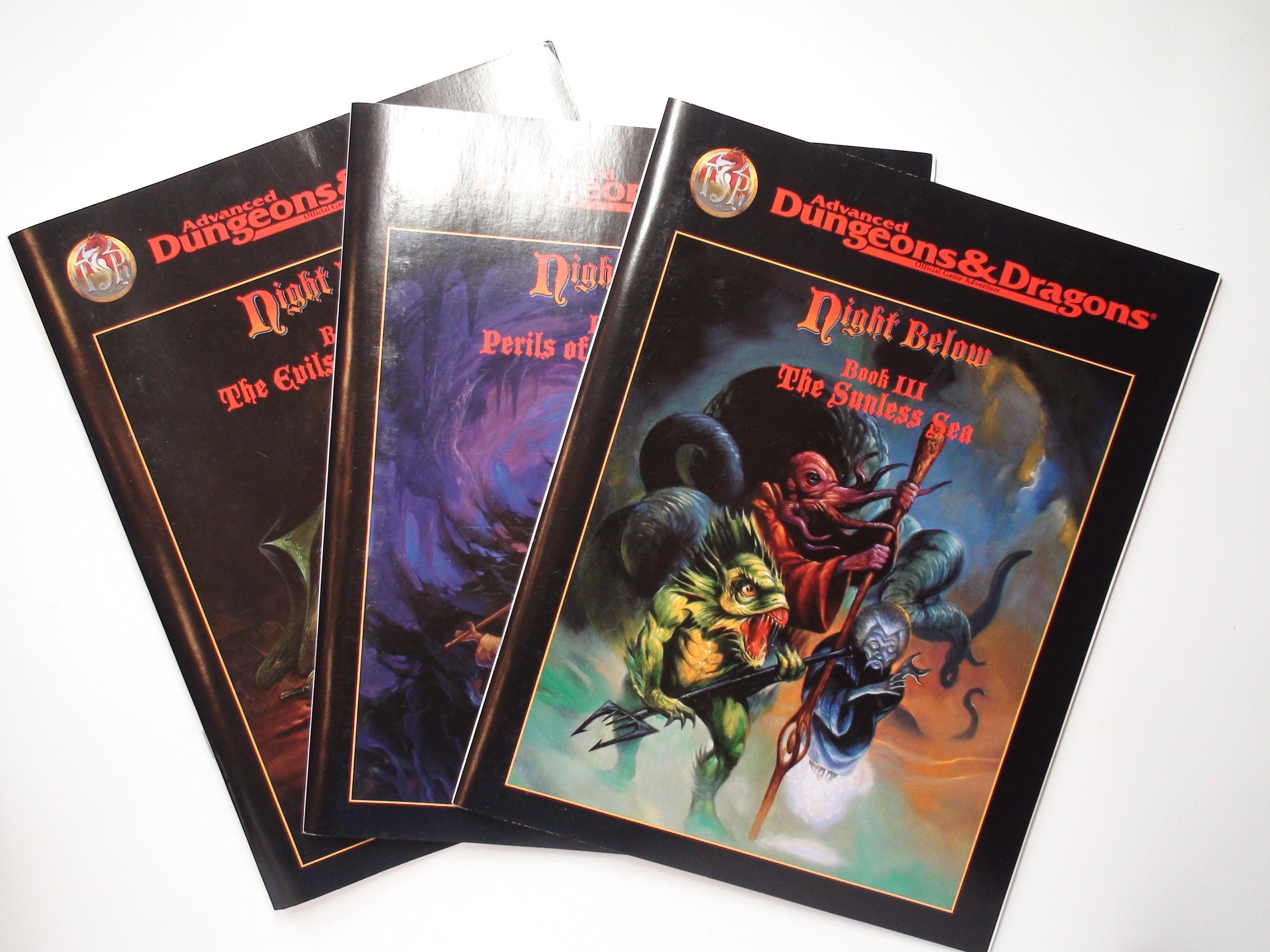 Night Below, AD&D 2nd Ed Boxed Set #1125 TSR, Dungons and Dragons Campaign, 1995