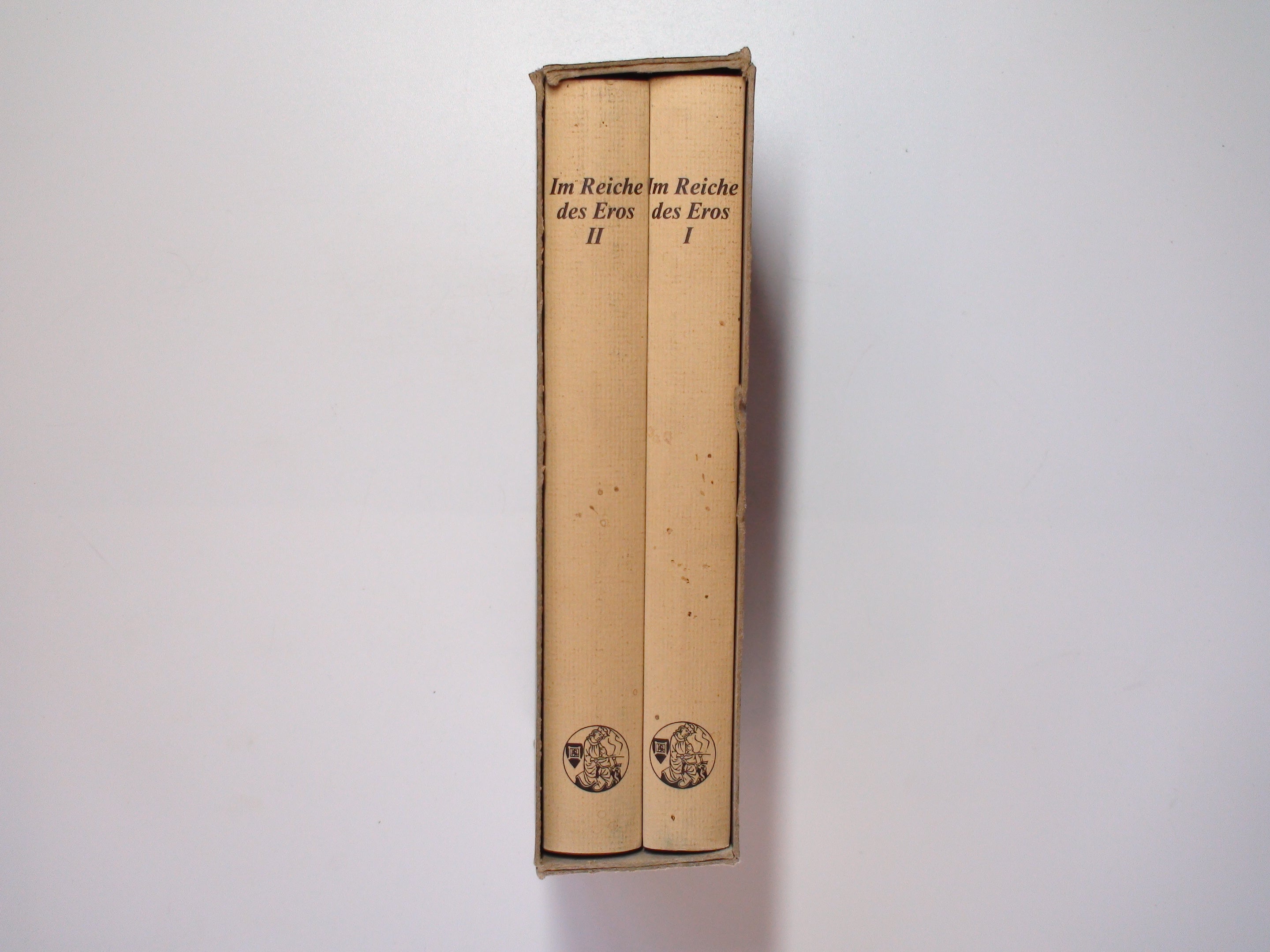 Im Reiche Des Eros, German Language, 2 VOL Set, Illustrated, Erotic Anthology, 1983