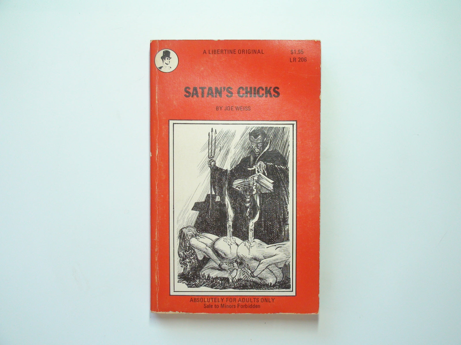 Satan's Chicks, Joe Weiss, Erotica, Vintage Paperback, Libertine Original, 1970