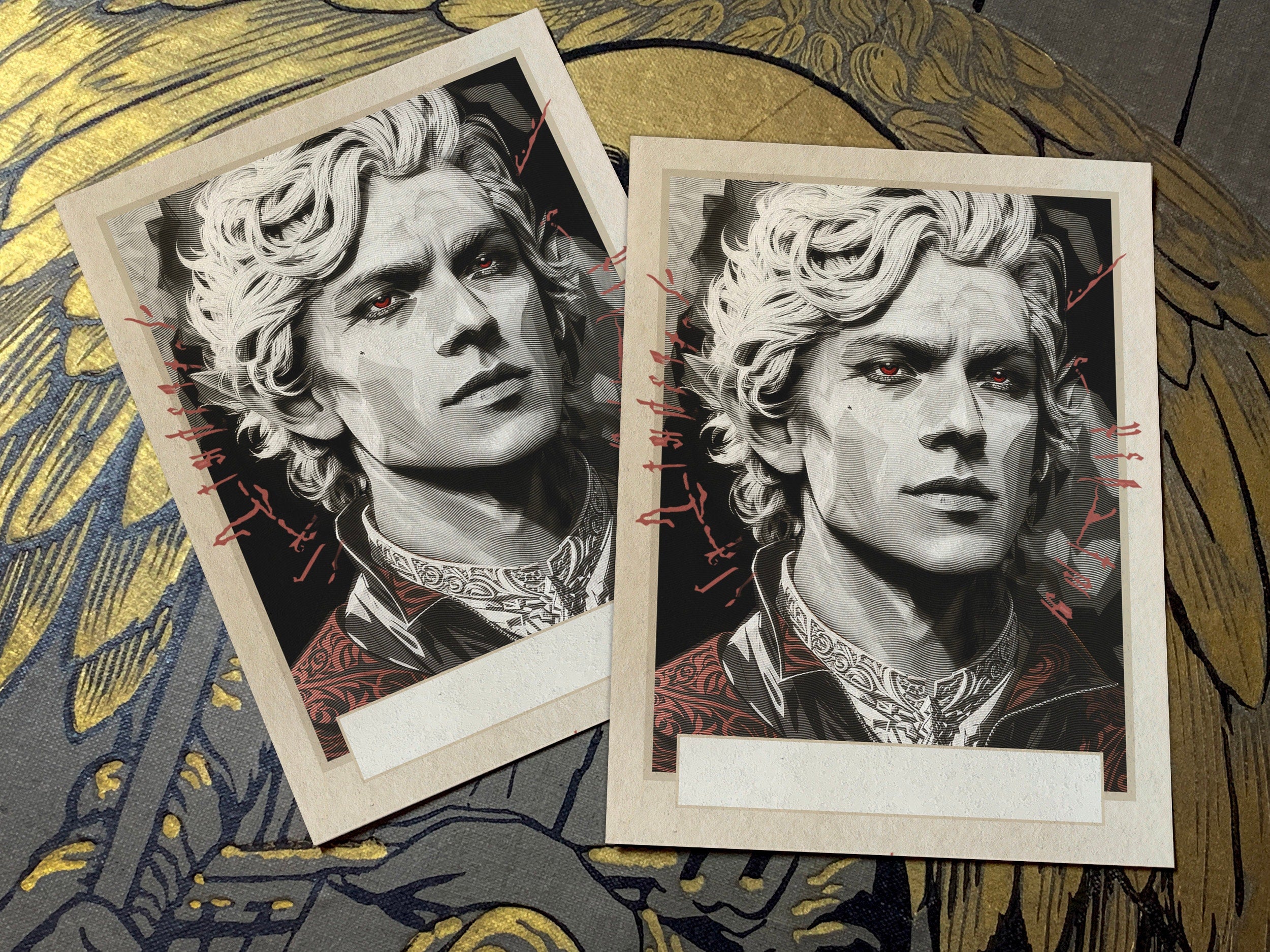 The Pale Elf, Astarion, Personalized Ex-Libris Bookplates, Crafted on Traditional Gummed Paper, 3in x 4in, Set of 30