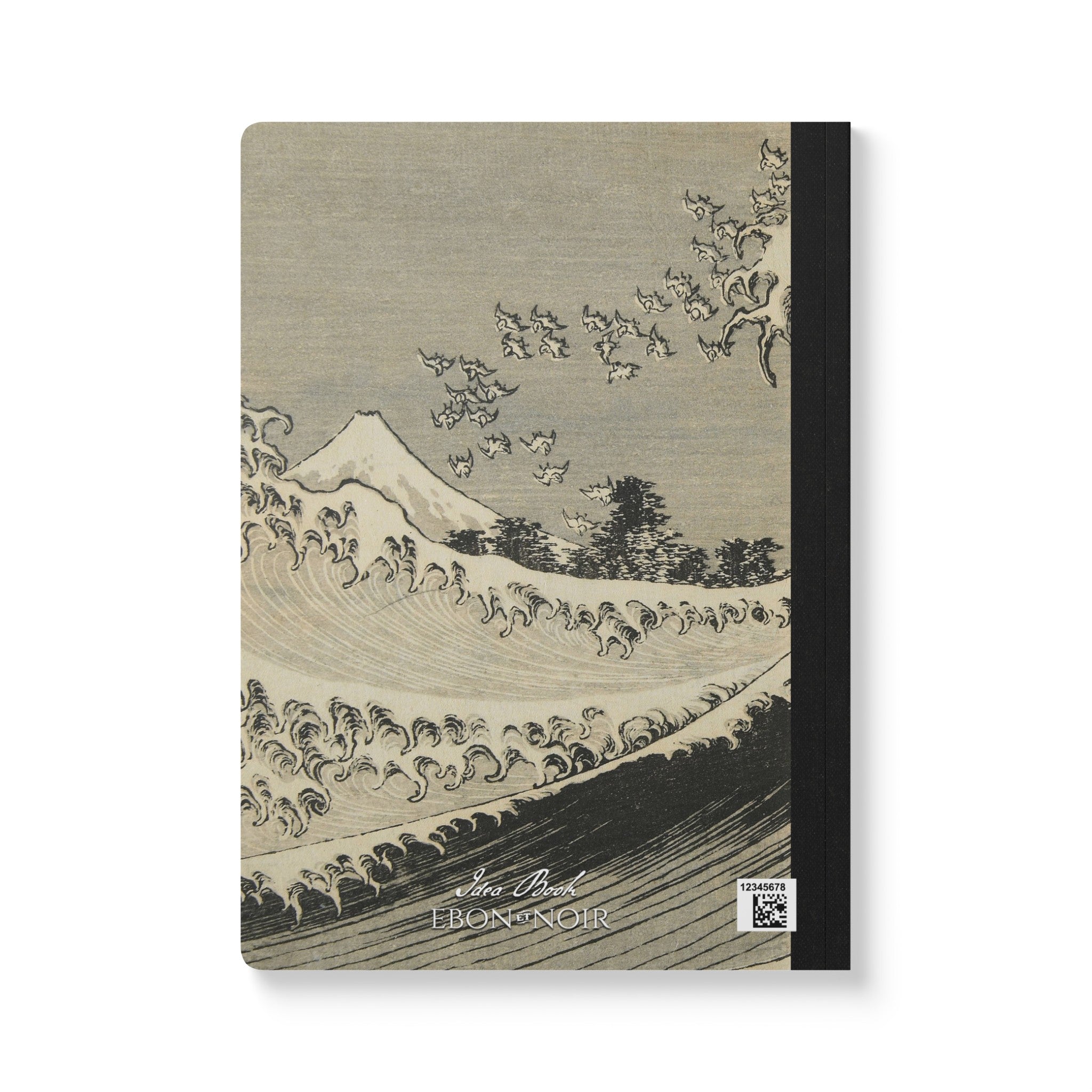 Make Waves, Katsushika Hokusai, Softcover Composition Notebook, Lined Idea Book/Journal with Perforated Margins and Inside Prints