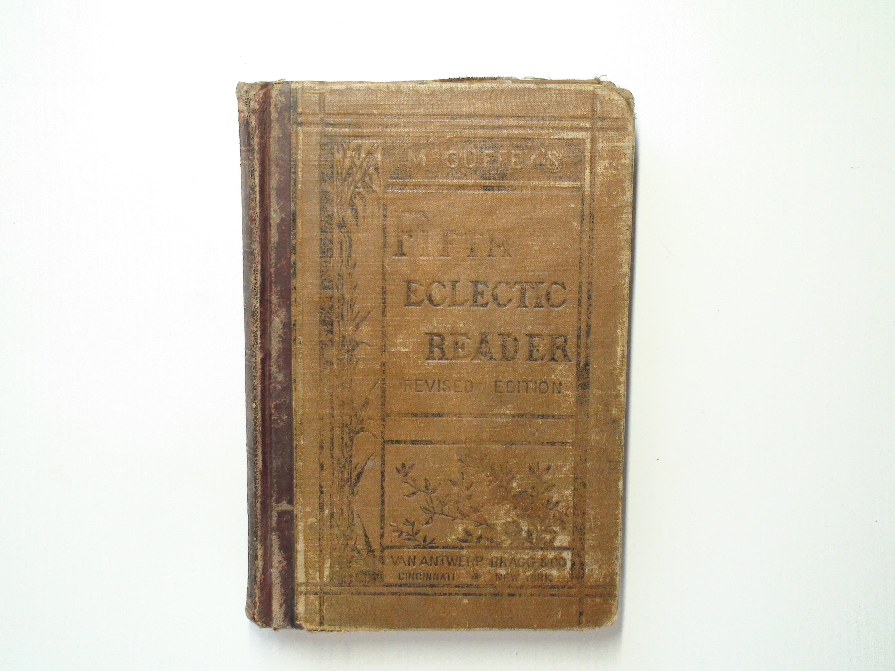 McGuffey's Fifth Eclectic Reader, Revised Ed, Victorian Textbook, 1879