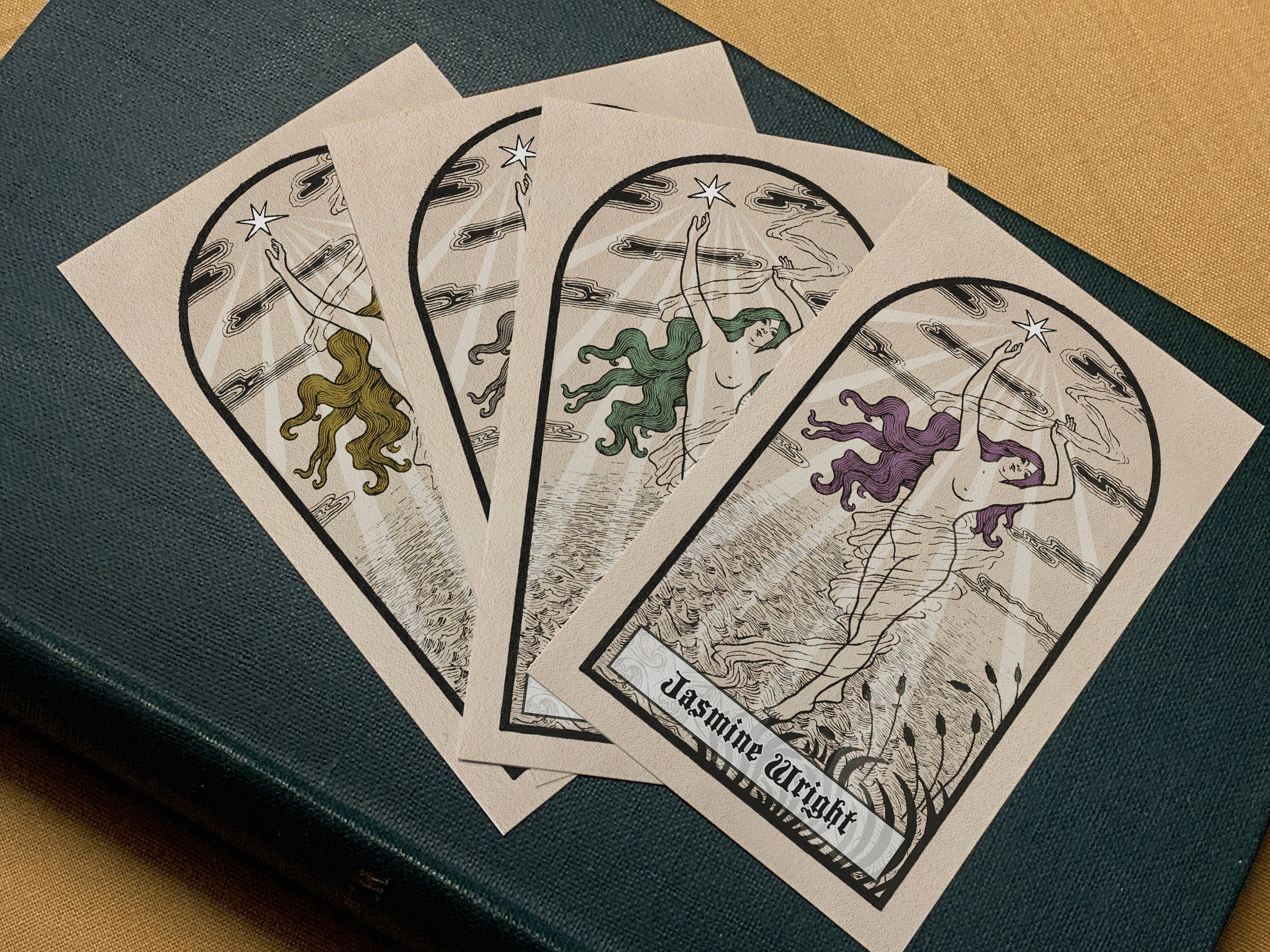 Starshine, Personalized Ex-Libris Bookplates, Crafted on Traditional Gummed Paper, 2.5in x 4in, Set of 30