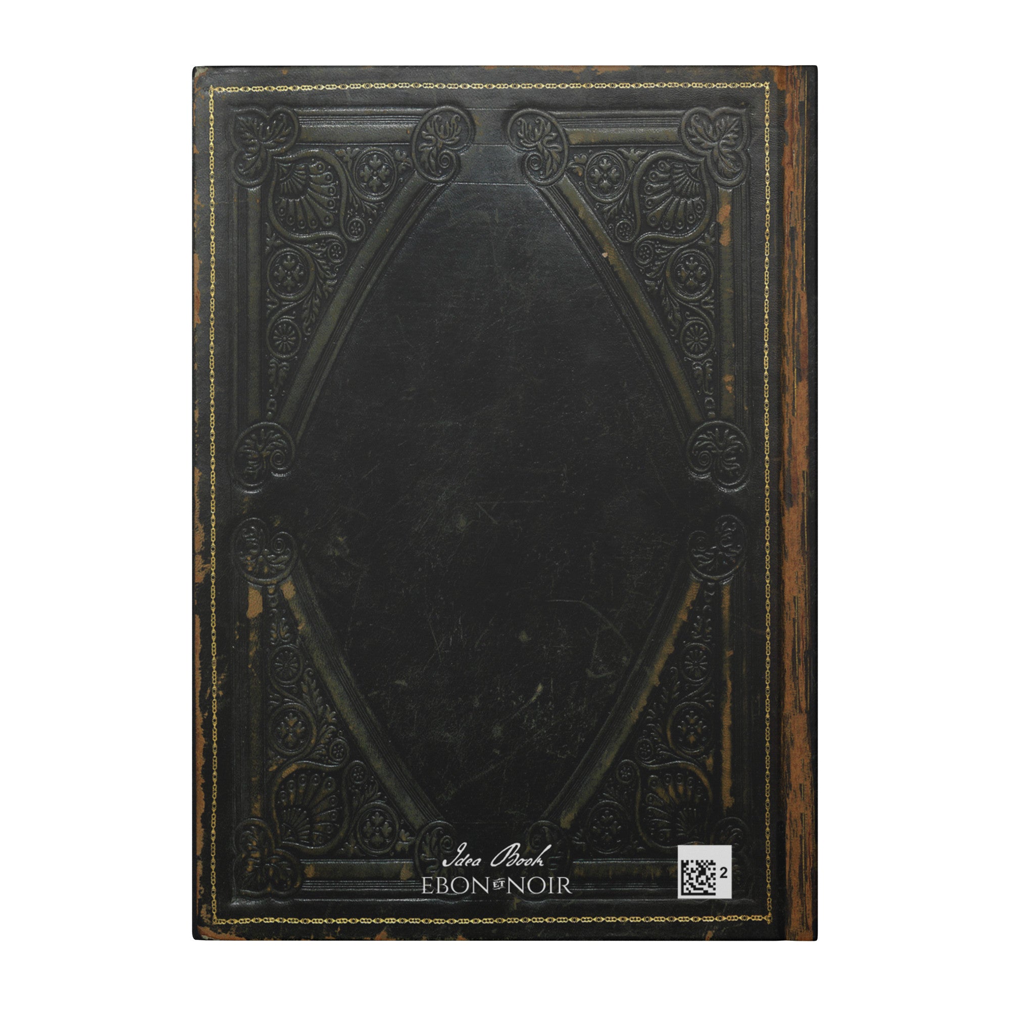 The Black Book, Dark Academia, Hardcover Lined Journal With 150 Perforated Pages