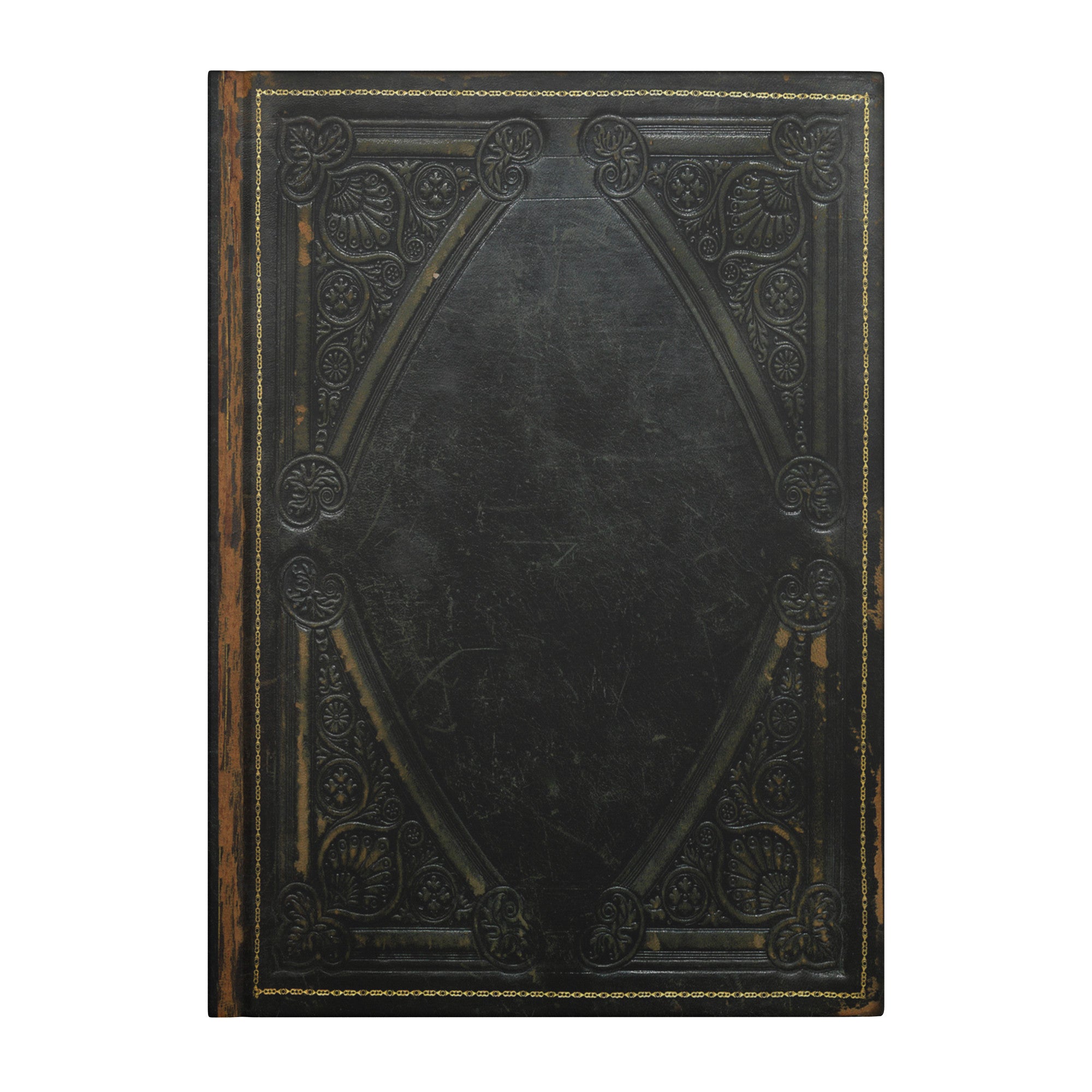 The Black Book, Dark Academia, Hardcover Lined Journal With 150 Perforated Pages