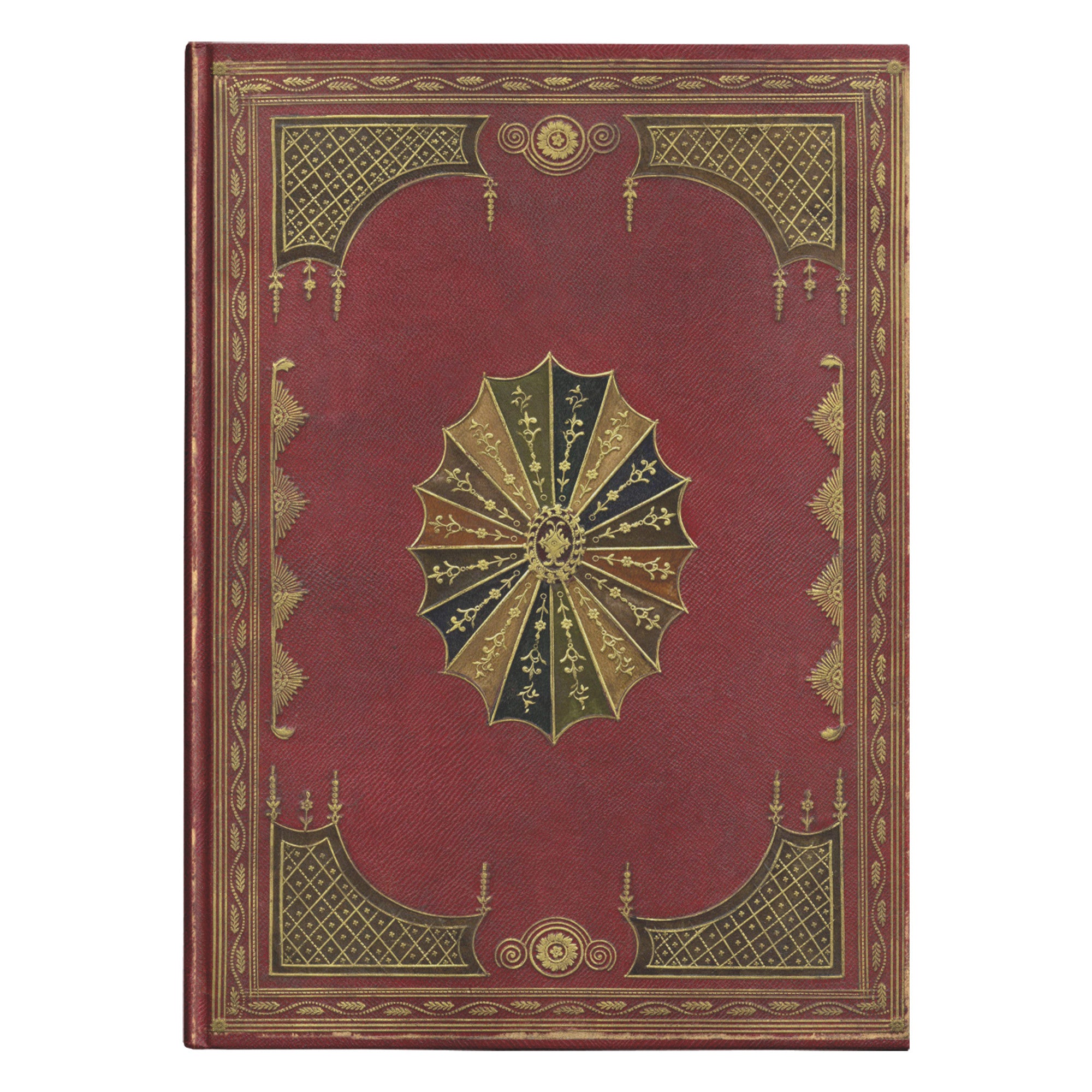 Imperial Scarlet Regency-Inspired Hardcover Lined Journal With 150 Perforated Pages