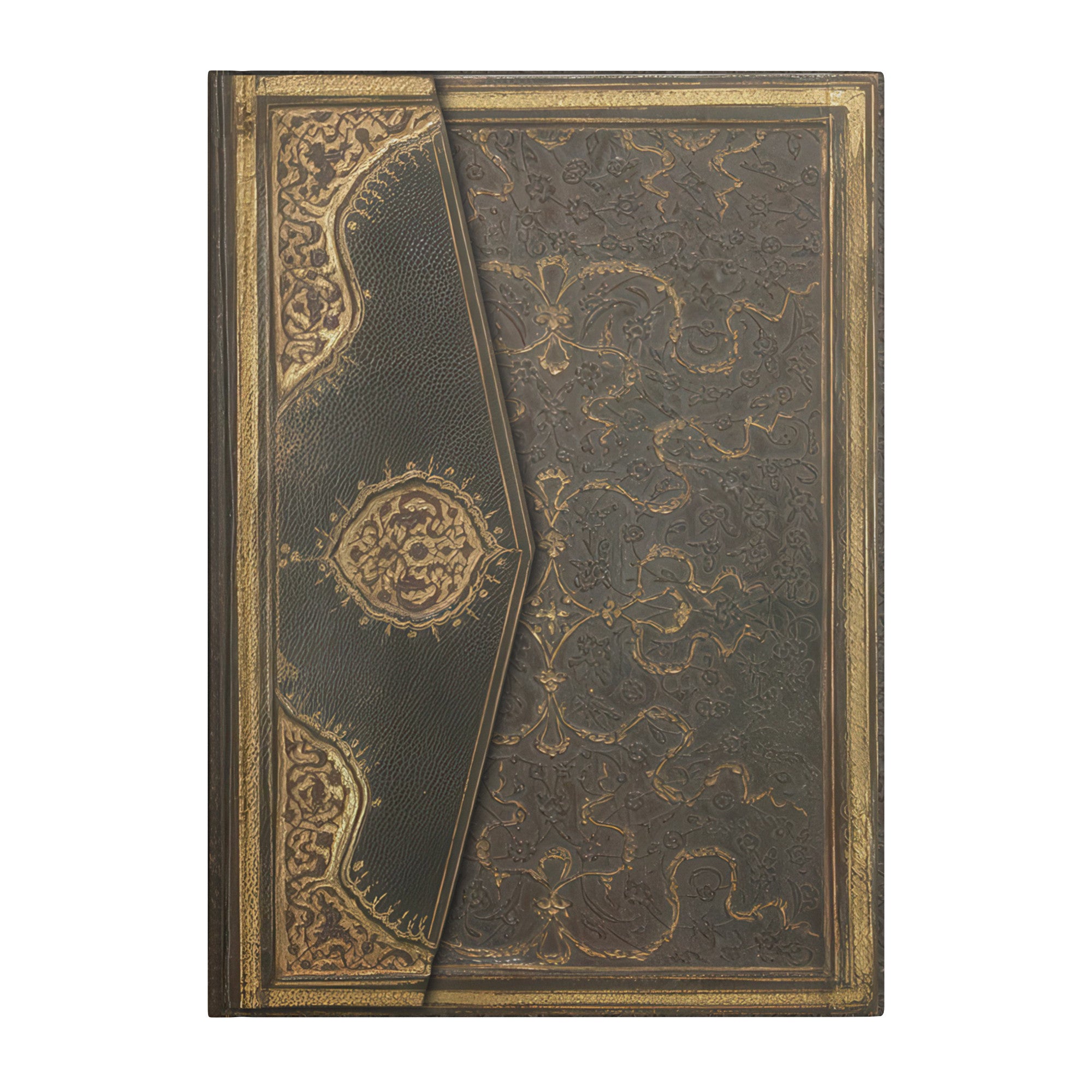 Jild-i kitab 15th Century Bookbinding, Hardcover Lined Journal With 150 Perforated Pages