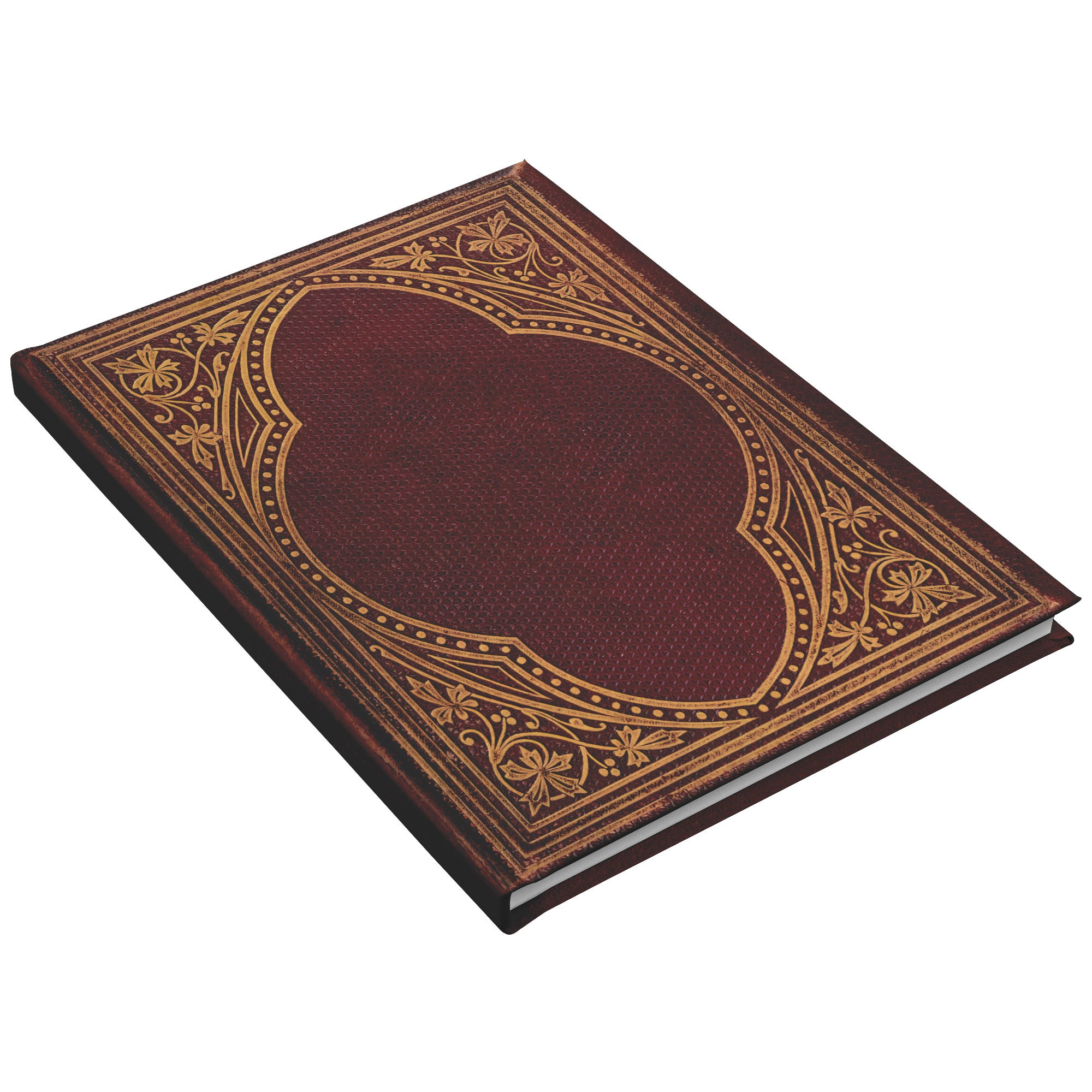 Regency Crimson, Hardcover Lined Journal With 150 Perforated Pages