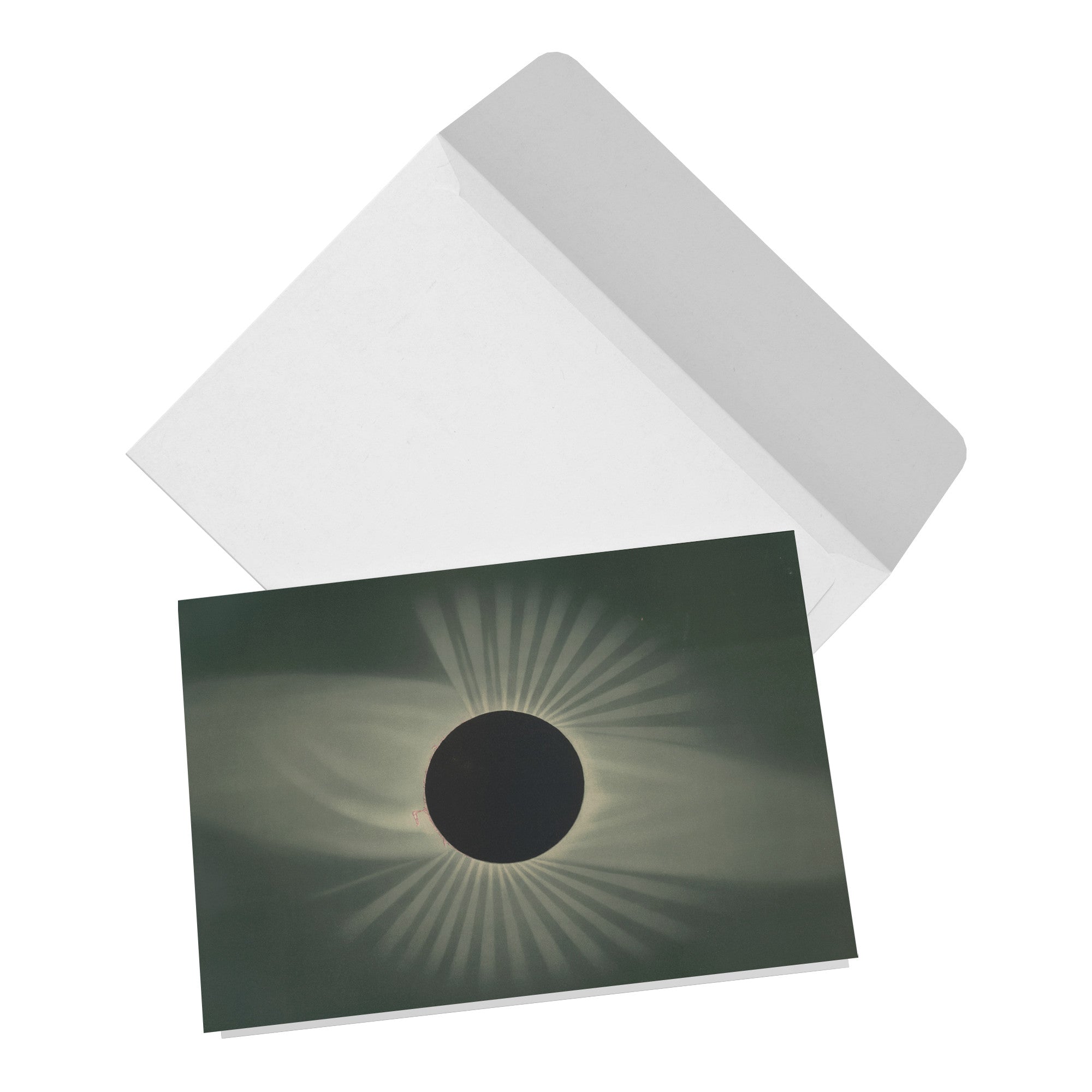 Total Eclipse of the Sun, Set of Everyday Greeting Cards With White Envelopes, 5in x 7in