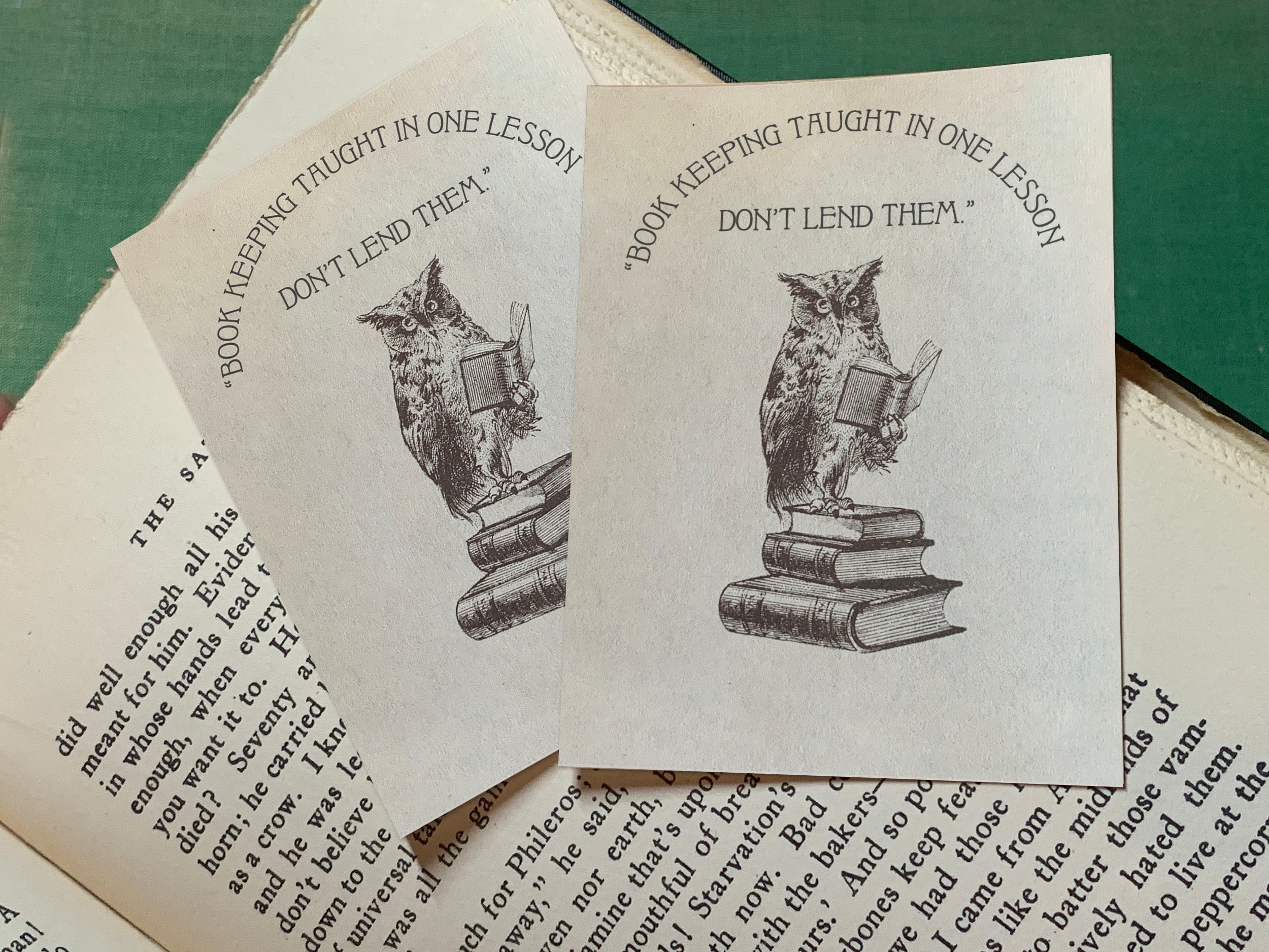 Prose and Poetry, Personalized Ex-Libris Bookplates, Crafted on Traditional Gummed Paper, 3in x 4in, Set of 30