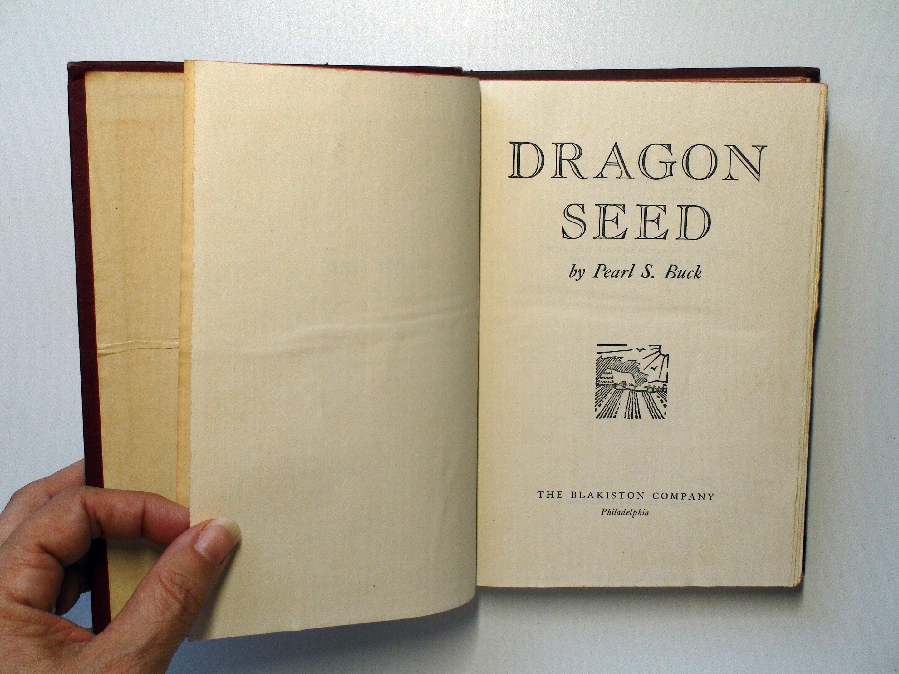 Dragon Seed, A Novel of China Today by Pearl S. Buck, 1945