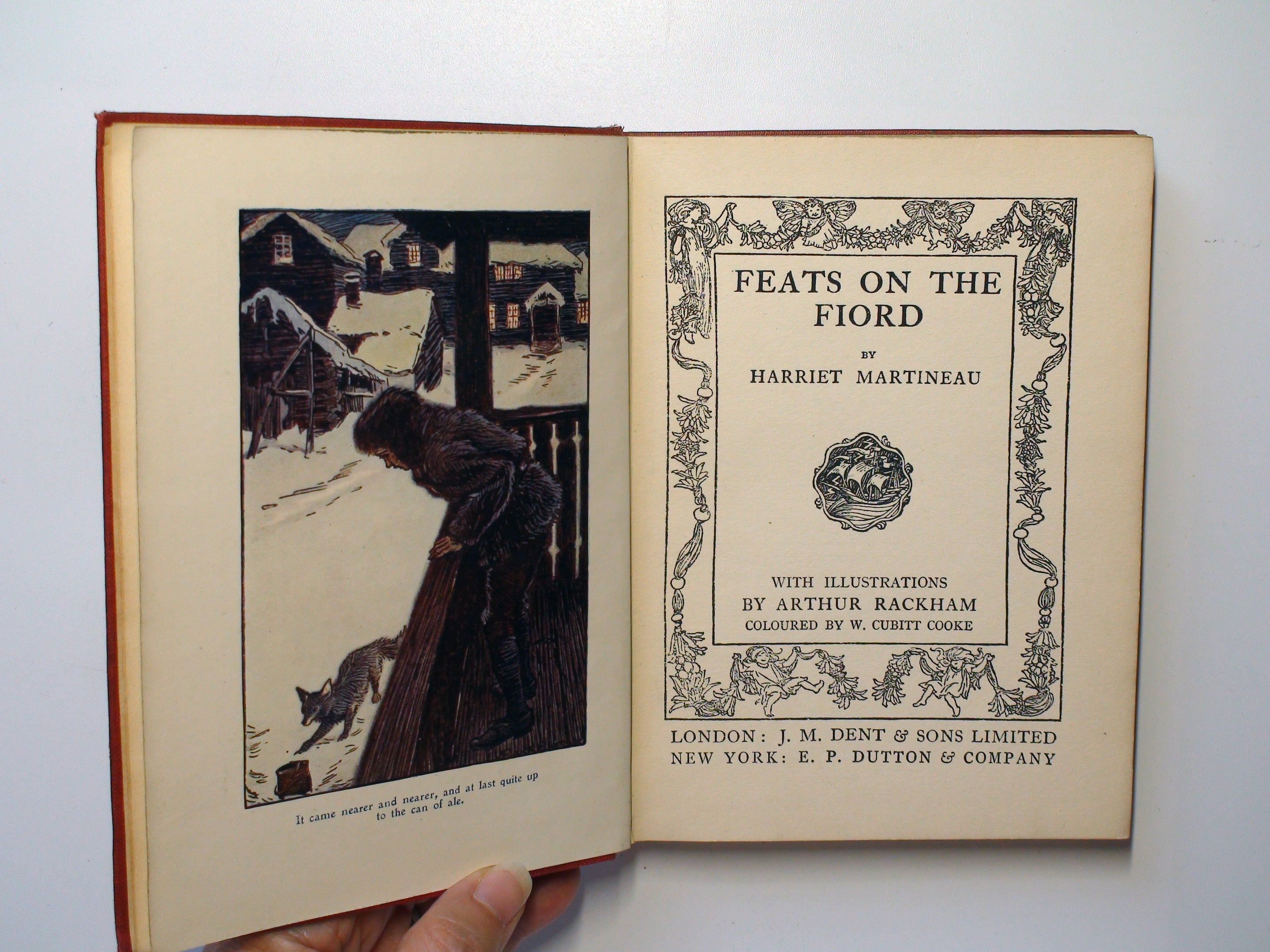 Feats On The Fjords by Harriet Martineau, Illustrated by Arthur Rackham, 1914