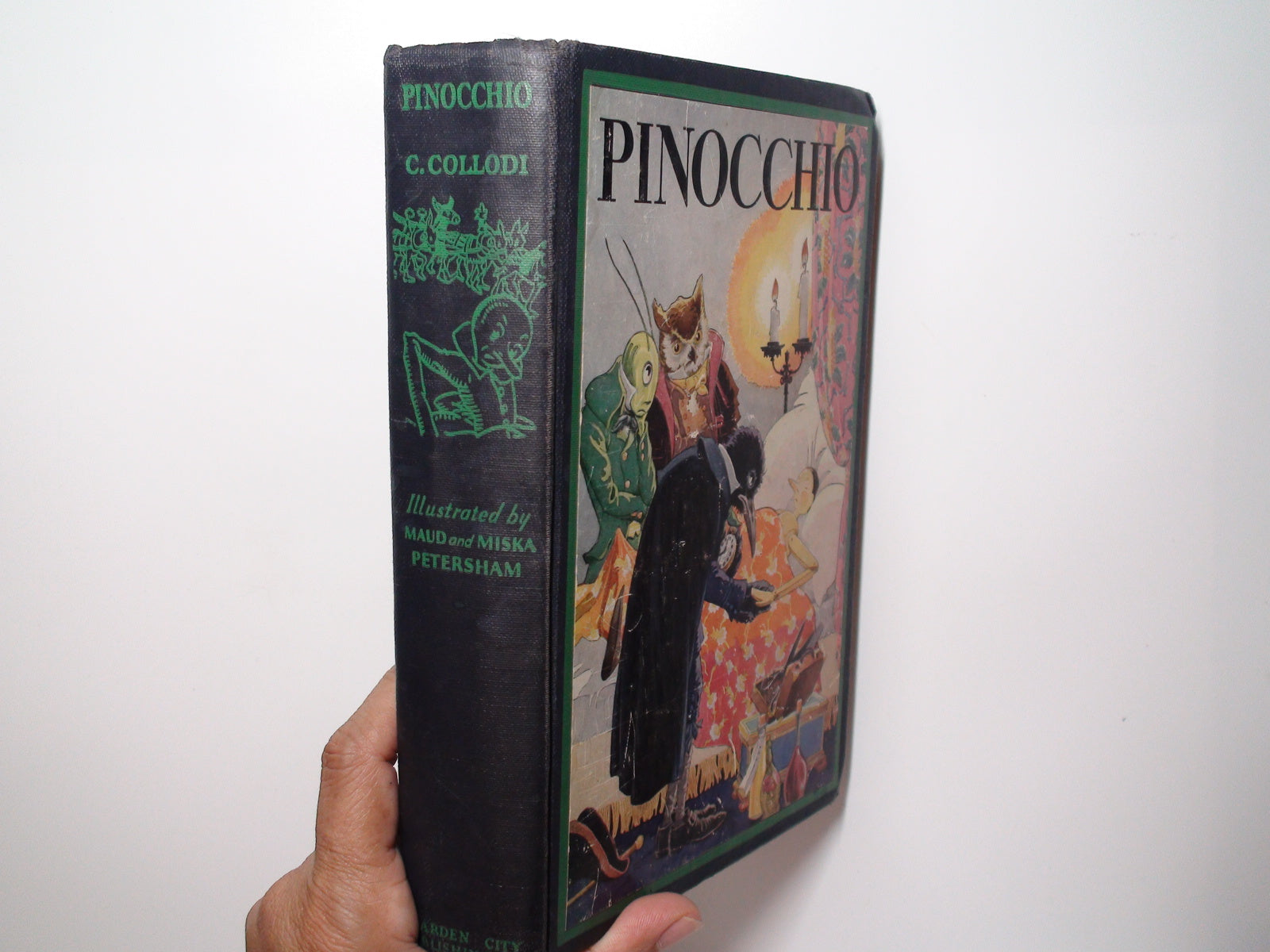 Pinocchio, by C. Collodi, Illustrated by Maud & Miska Petersham, c1930s
