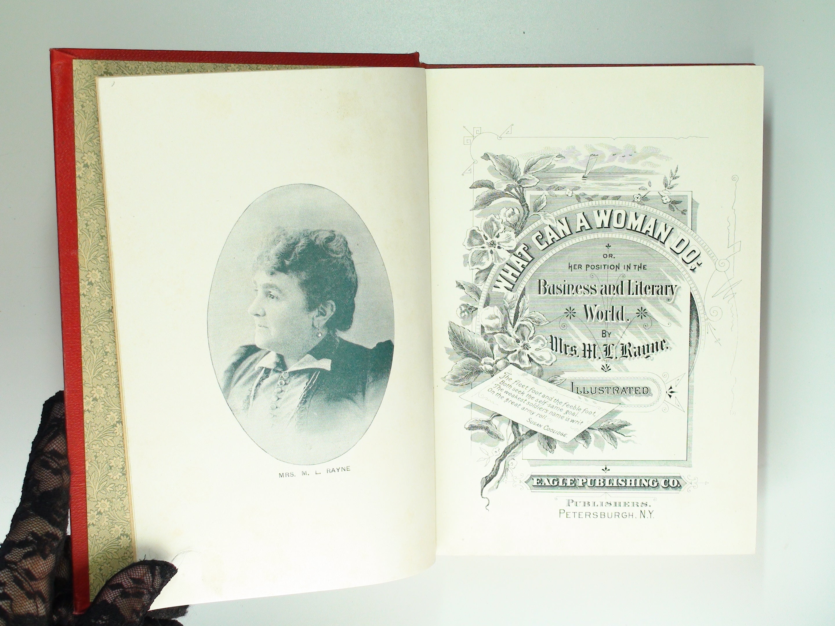 What Can a Woman Do?, Mrs. M. L. Rayne, Illustrated, 1st Ed, Rare Feminist Classic, 1893