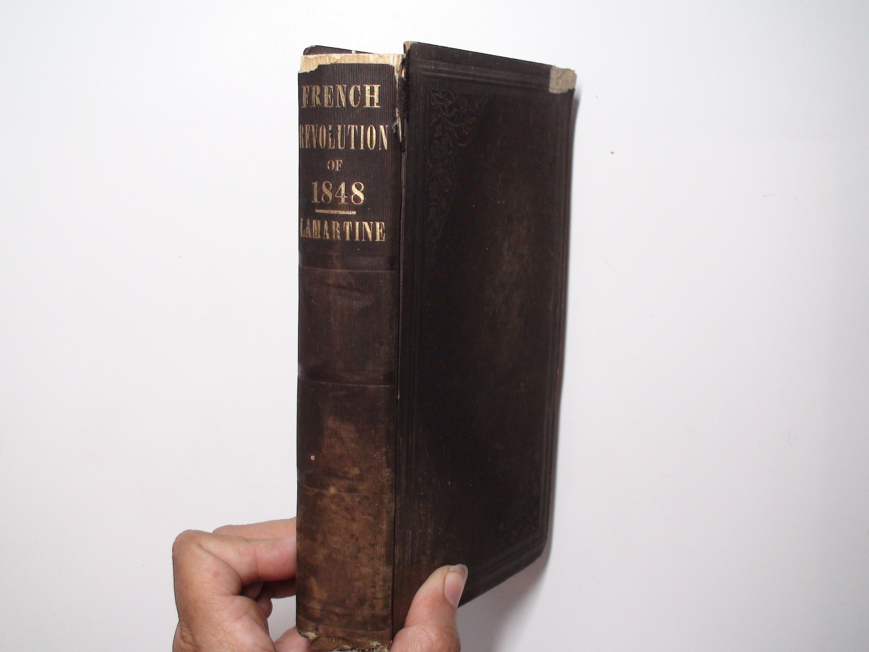 History of the French Revolution of 1848, A. De Lamartine, 1st American Ed, In Two Volumes, 1849