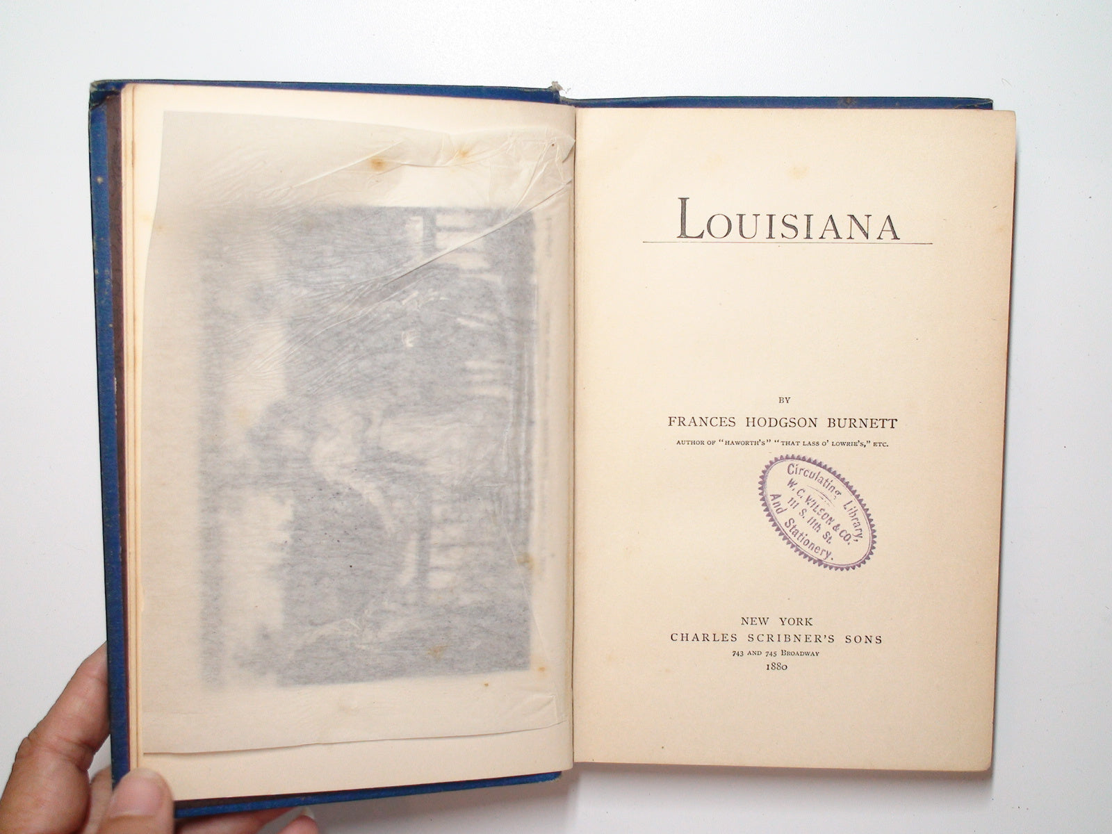Louisiana, A Novel, by Frances Hodgson Burnett, 1st Ed, Rare, 1880