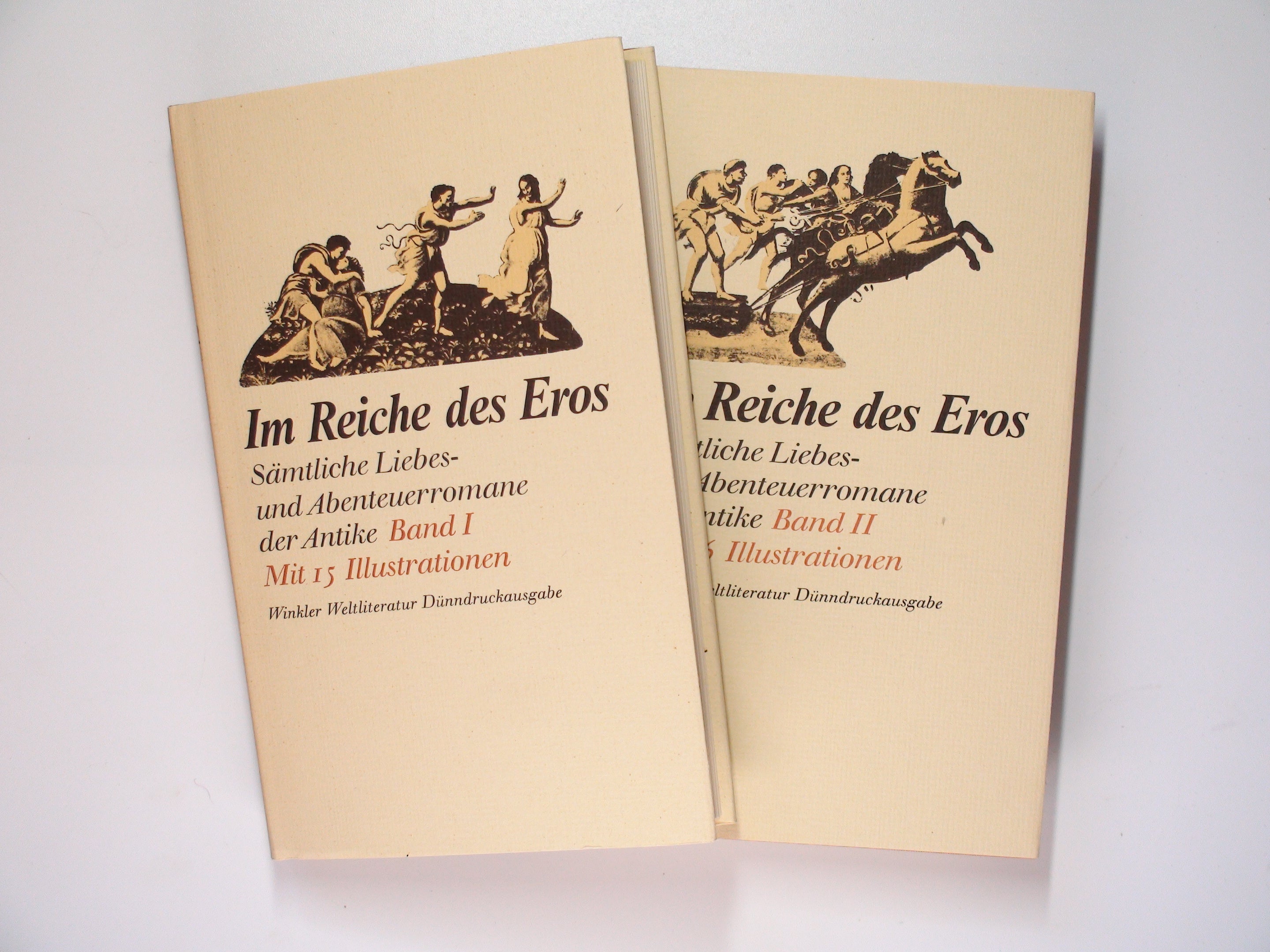 Im Reiche Des Eros, German Language, 2 VOL Set, Illustrated, Erotic Anthology, 1983