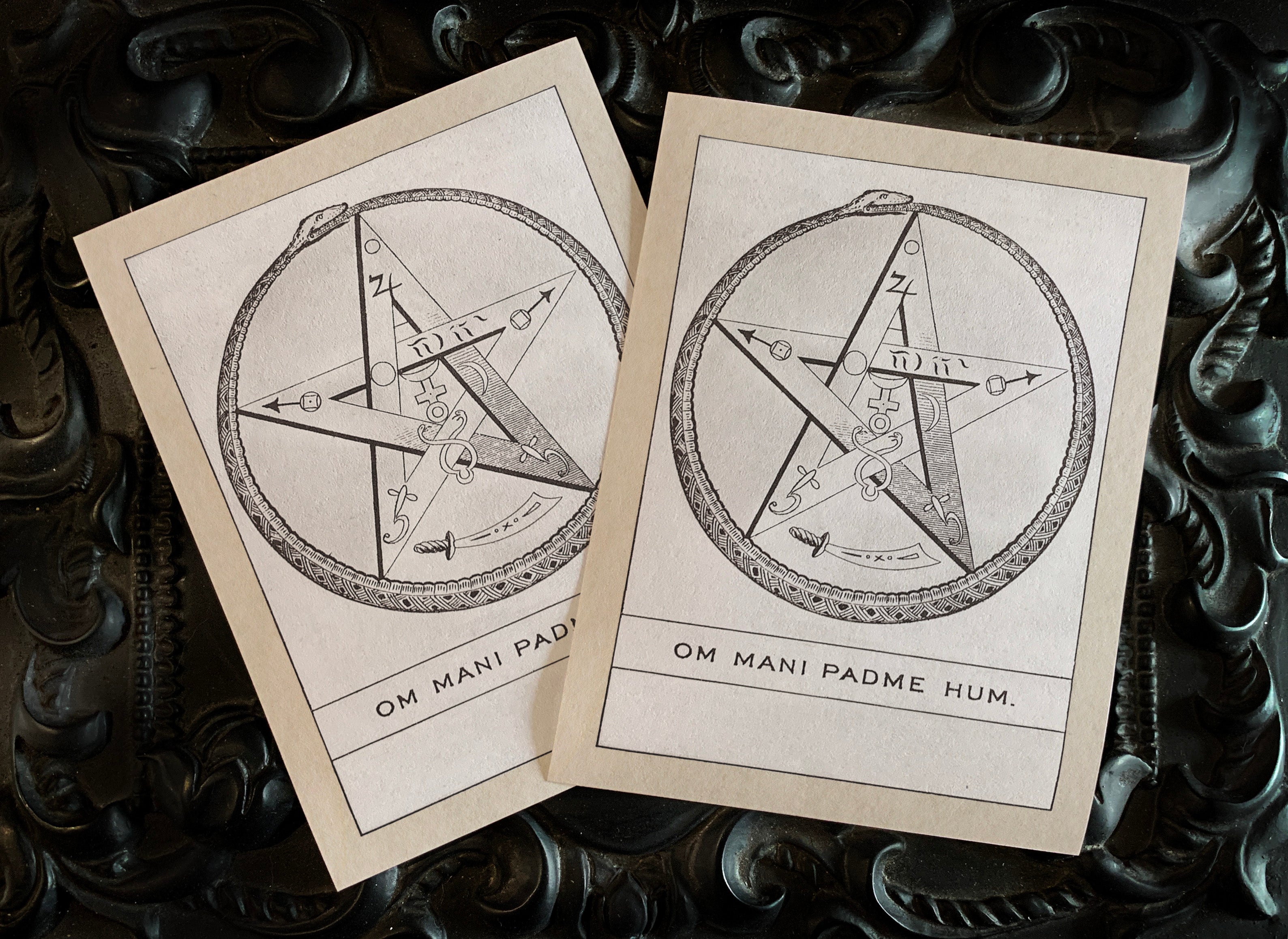 Ouroboros, Personalized Ex-Libris Bookplates, Crafted on Traditional Gummed Paper, 3in x 4in, Set of 30