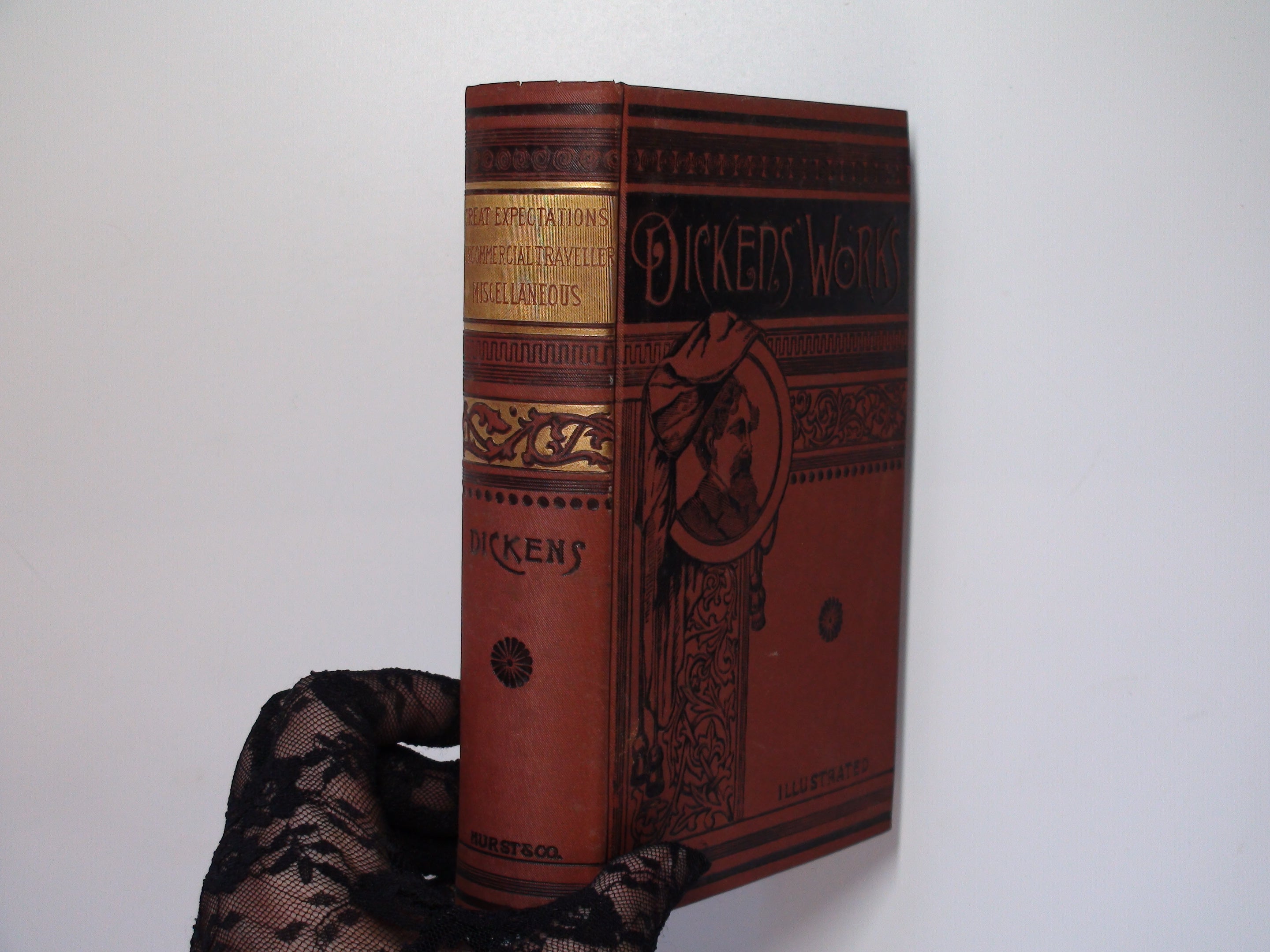 Great Expectations, Uncommercial Traveller, Misc., by Charles Dickens, c1890