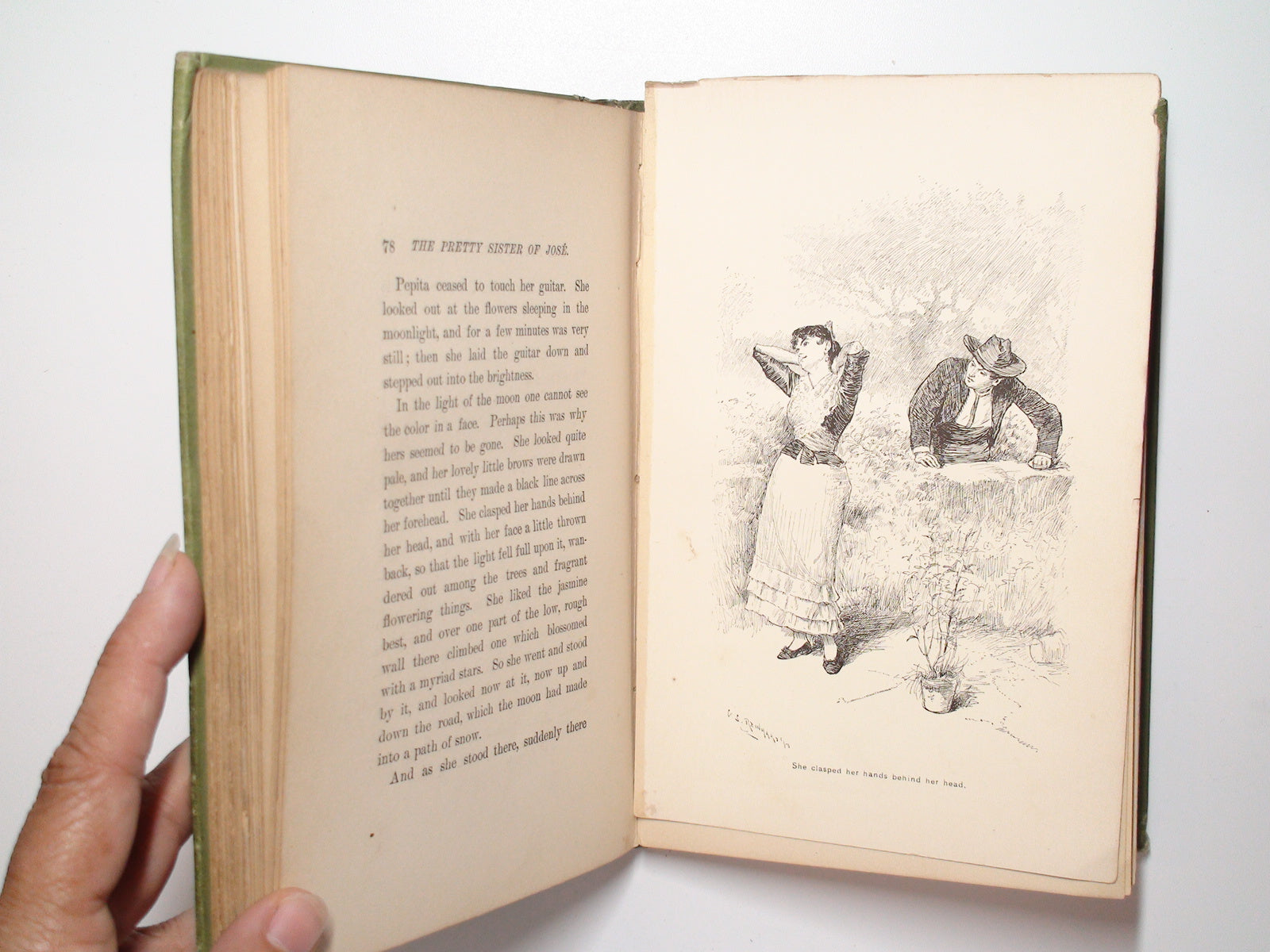 The Pretty Sister of Jose, by Frances Hodgson Burnett, Illustrated, 1st Ed, 1889