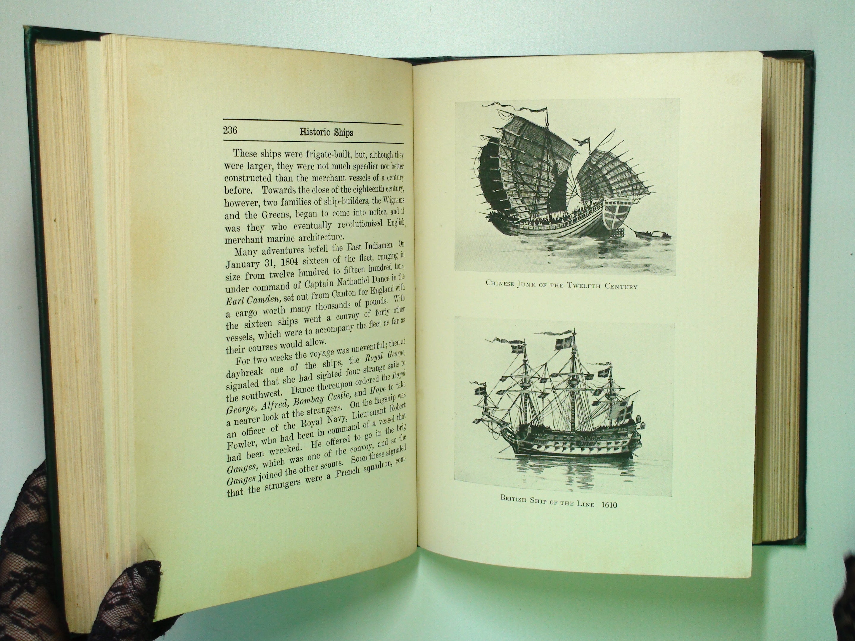 Historic Ships by Rupert Sargent Holland, Illustrated, 4th Printing, 1927