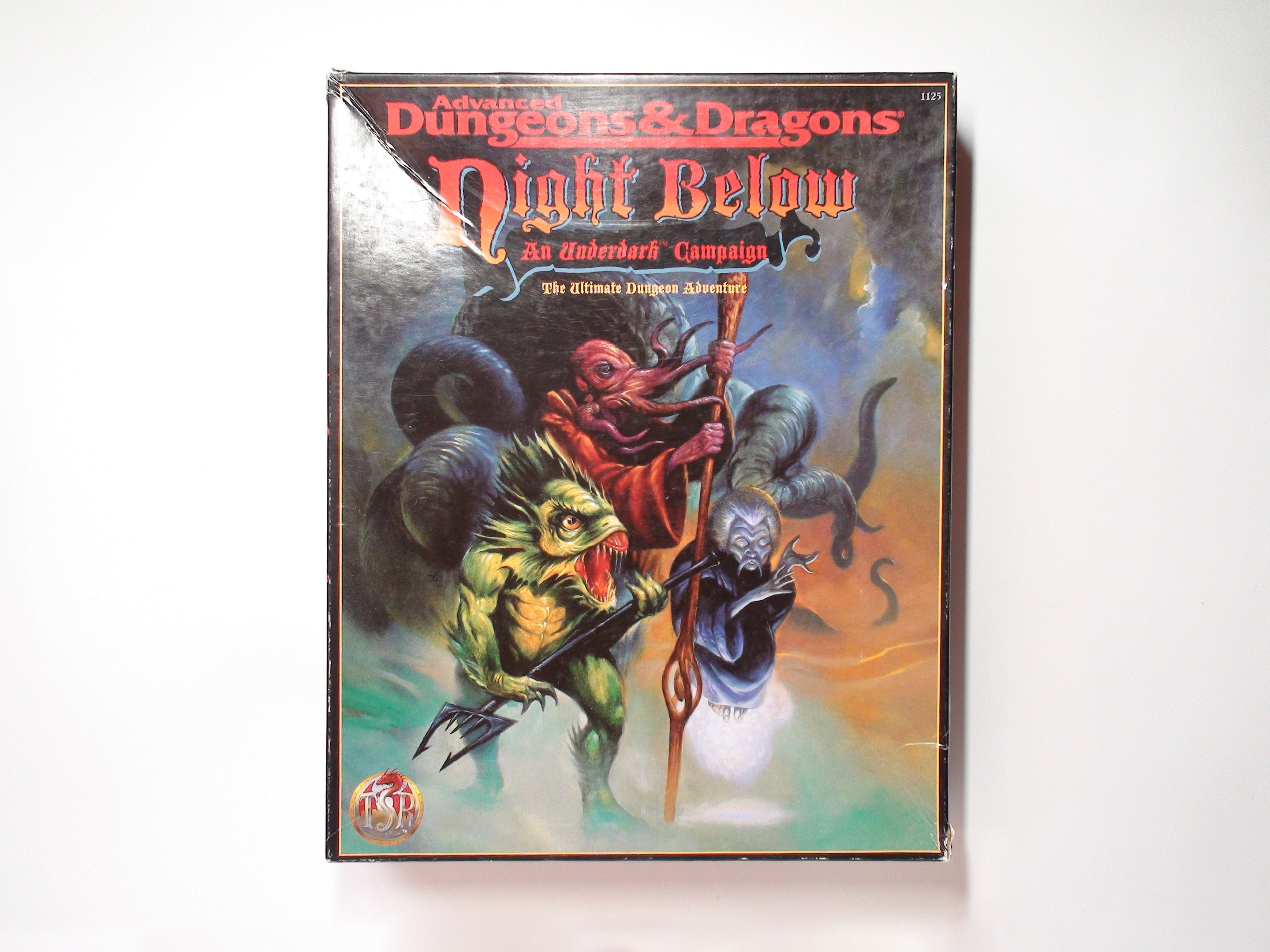 Night Below, AD&D 2nd Ed Boxed Set #1125 TSR, Dungons and Dragons Campaign, 1995