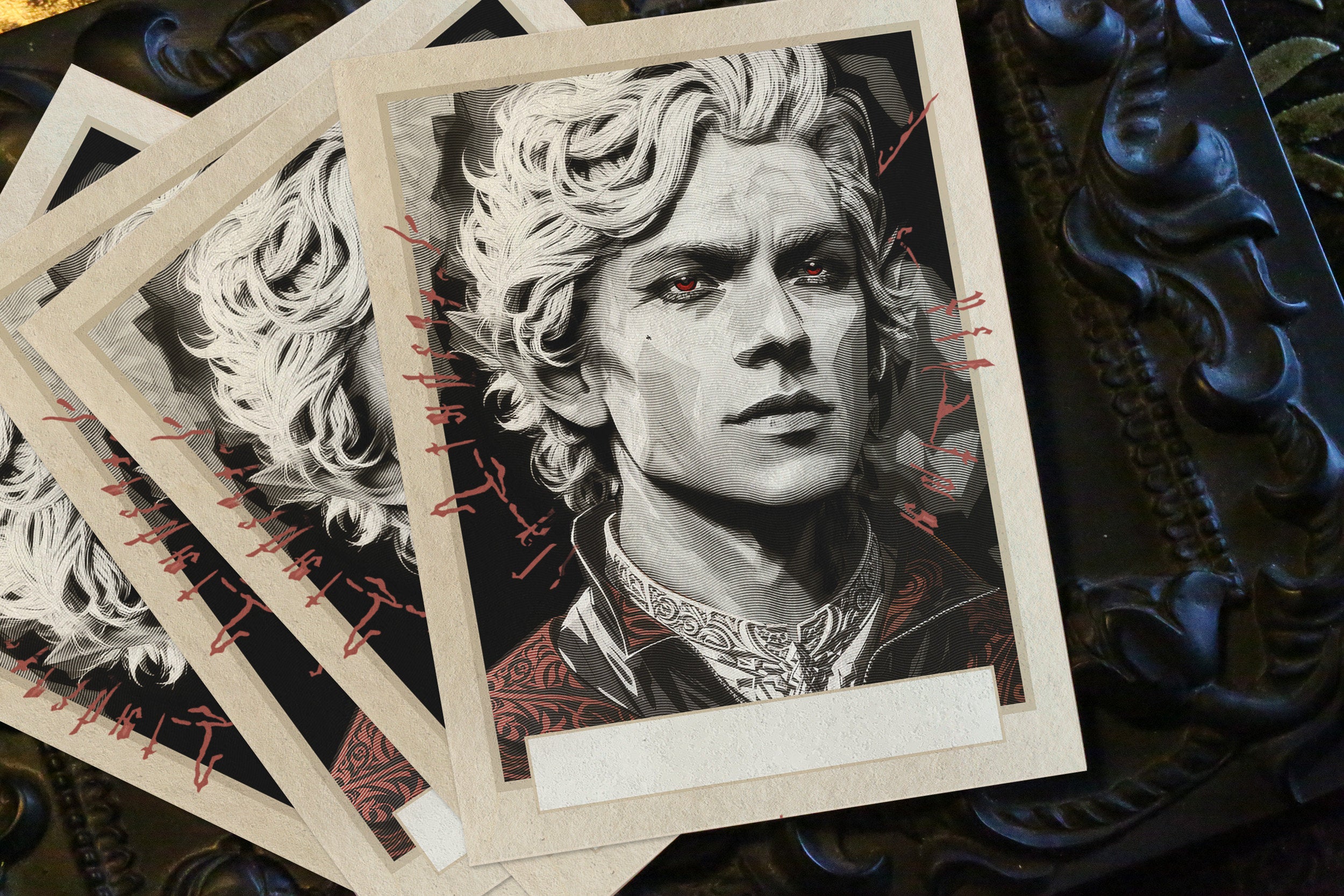 The Pale Elf, Astarion, Personalized Ex-Libris Bookplates, Crafted on Traditional Gummed Paper, 3in x 4in, Set of 30