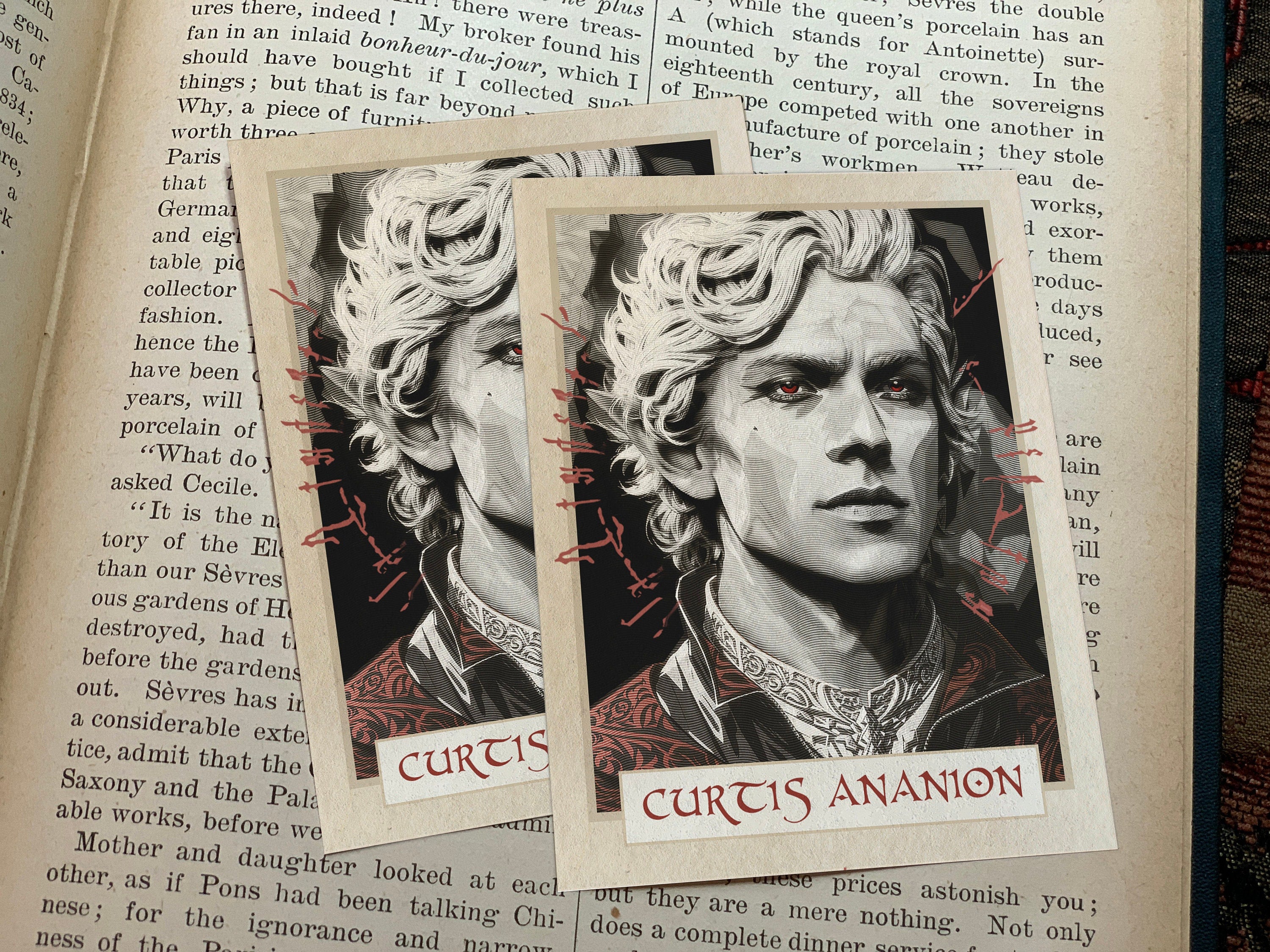 The Pale Elf, Astarion, Personalized Ex-Libris Bookplates, Crafted on Traditional Gummed Paper, 3in x 4in, Set of 30