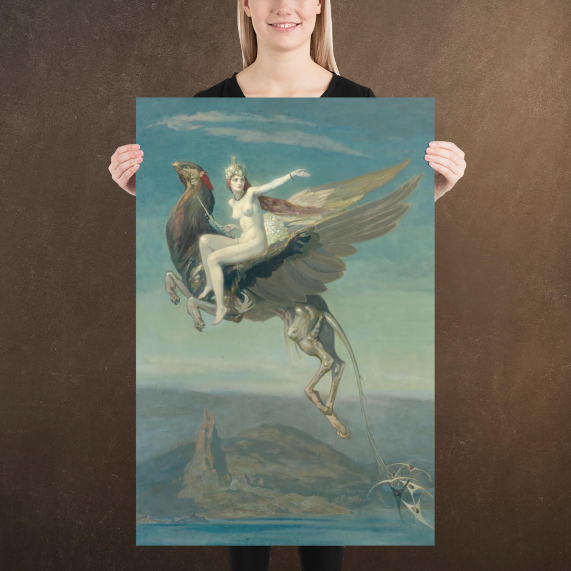 Heptu Bidding Farewell To The City of Obb by John Duncan, Fine Art Poster, Available in Two Sizes