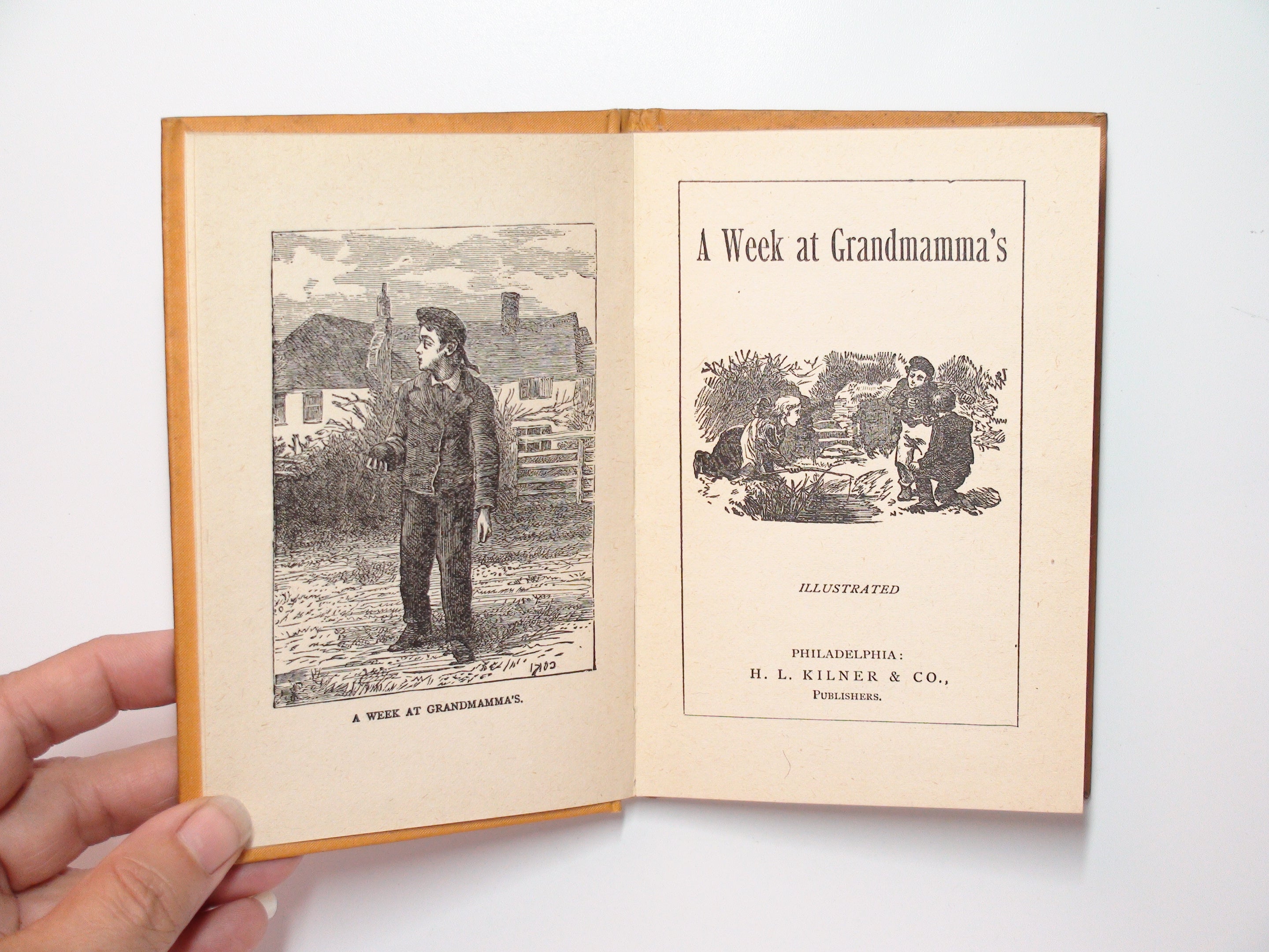 A Week at Grandmamma's, Illustrated, H. L. Kilner and Co., Anthology, 1881