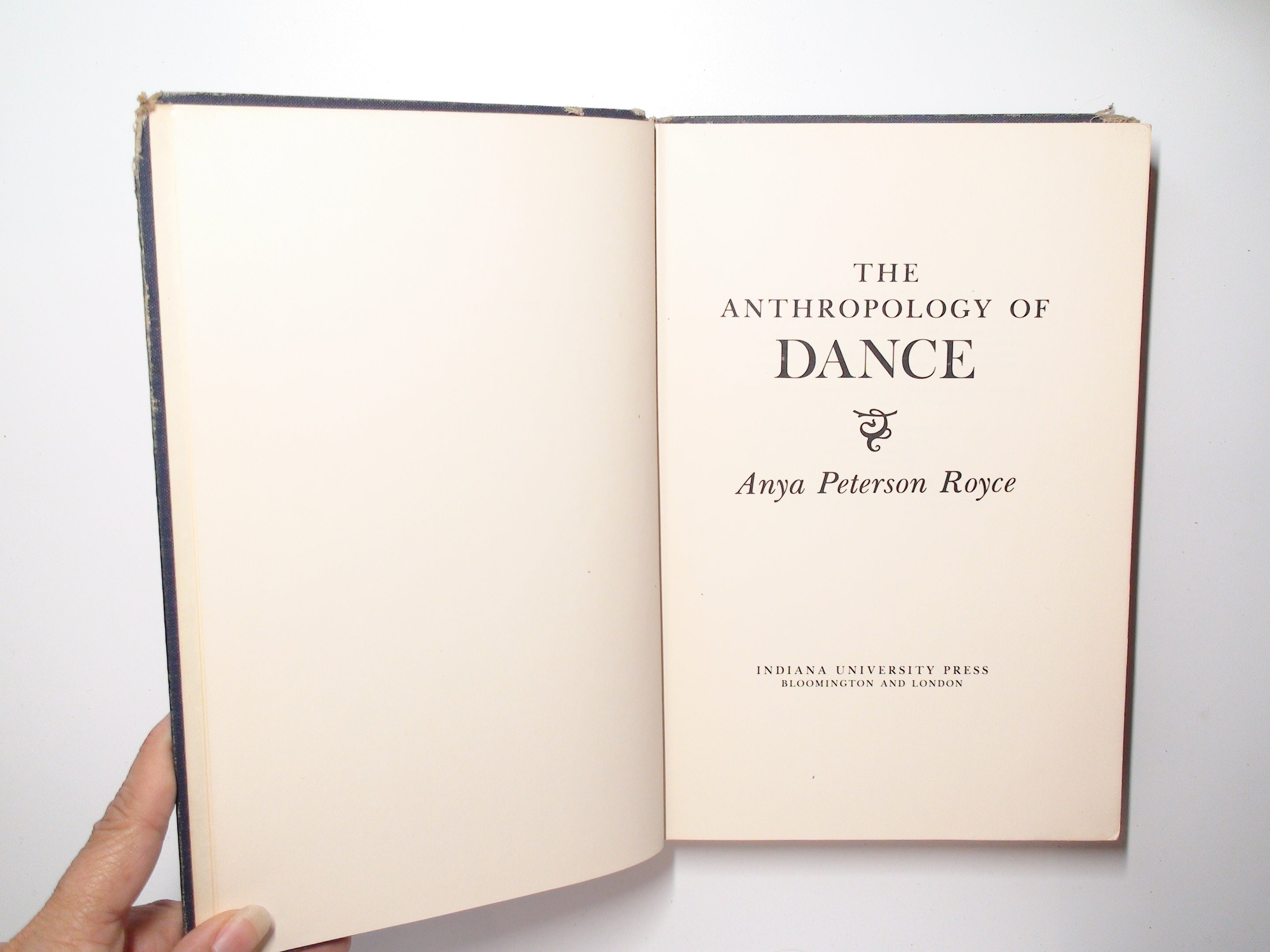 The Anthropology of Dance, by Anya Peterson Royce, Illustrated, 1977