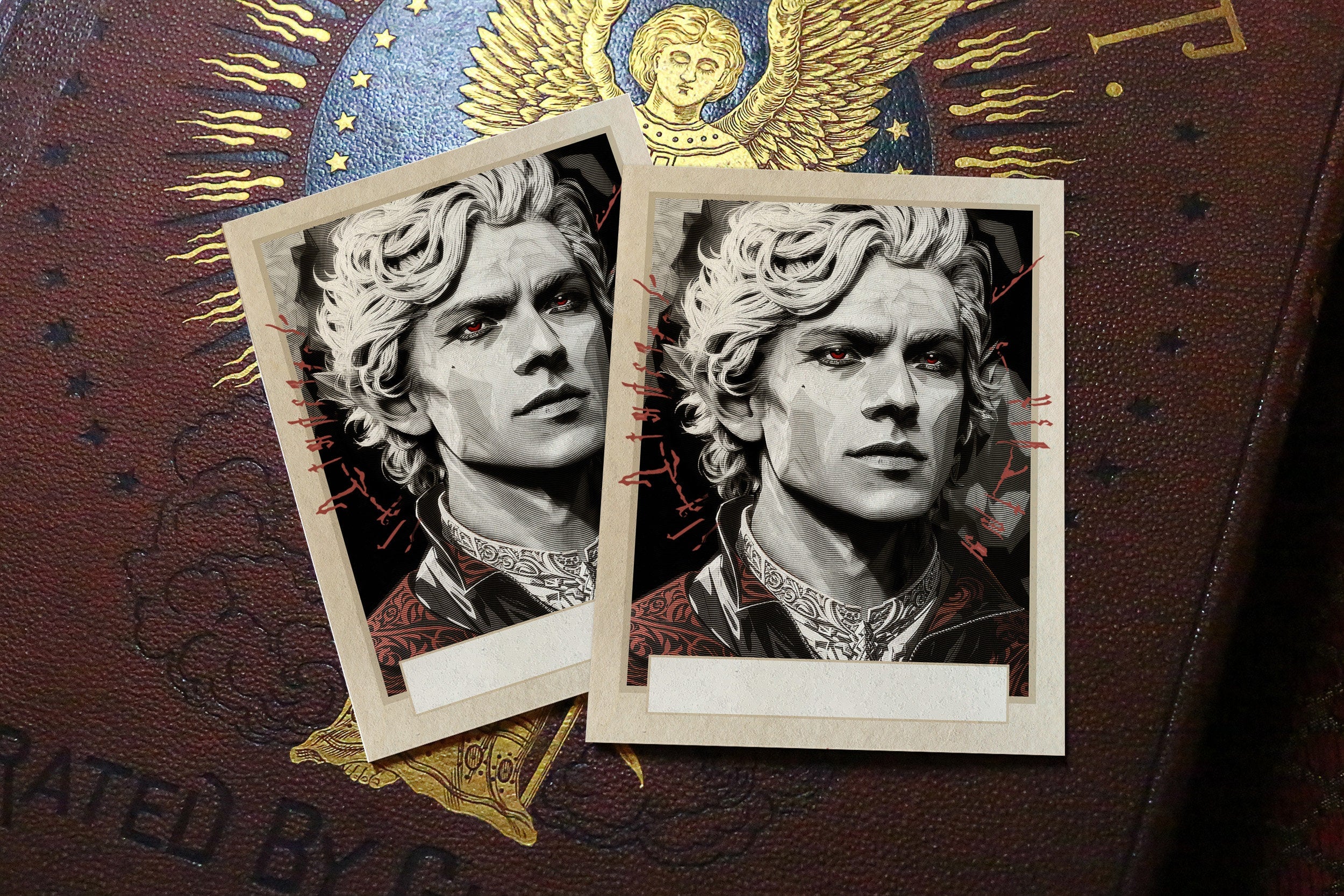 The Pale Elf, Astarion, Personalized Ex-Libris Bookplates, Crafted on Traditional Gummed Paper, 3in x 4in, Set of 30