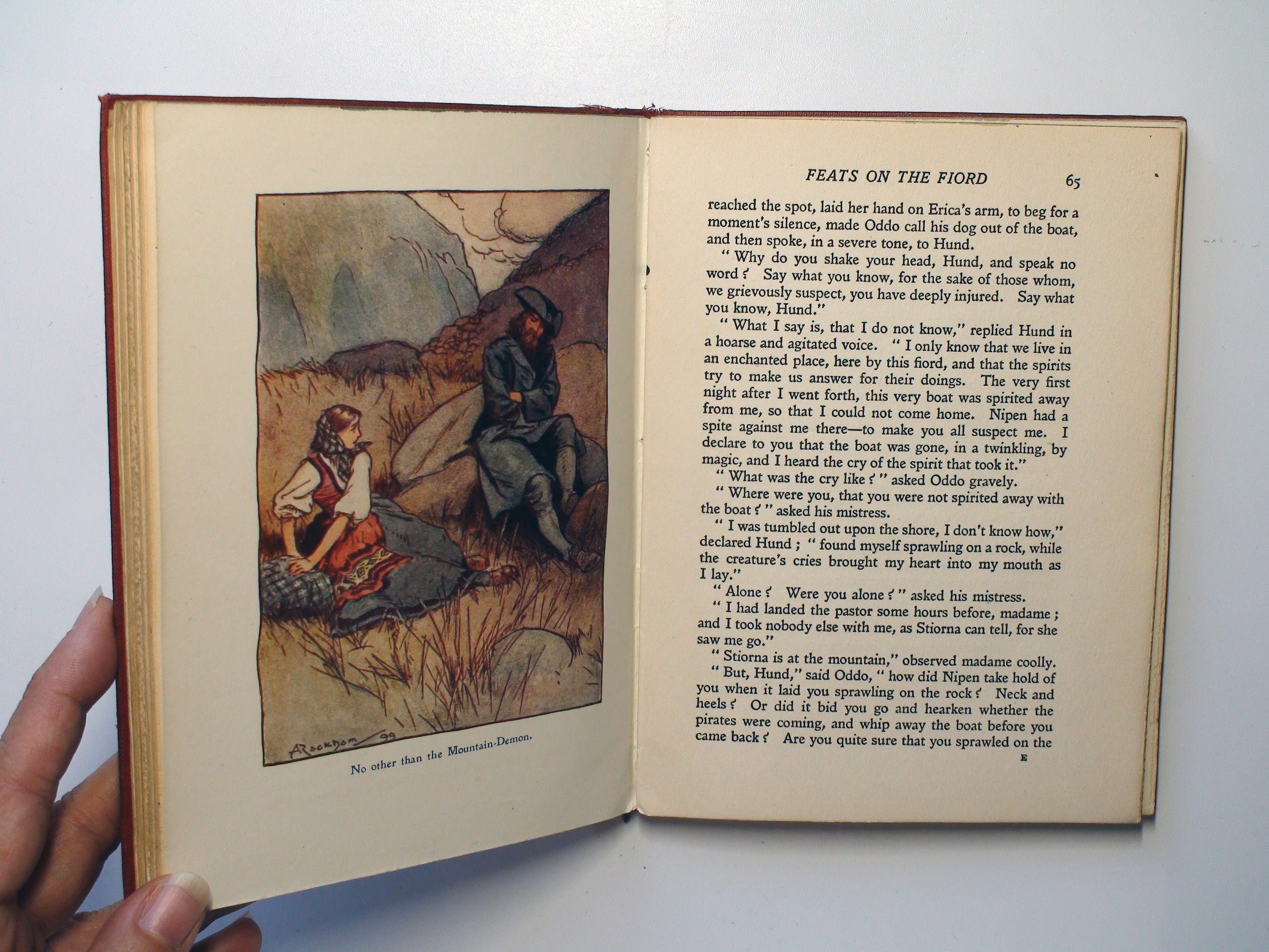 Feats On The Fjords by Harriet Martineau, Illustrated by Arthur Rackham, 1914