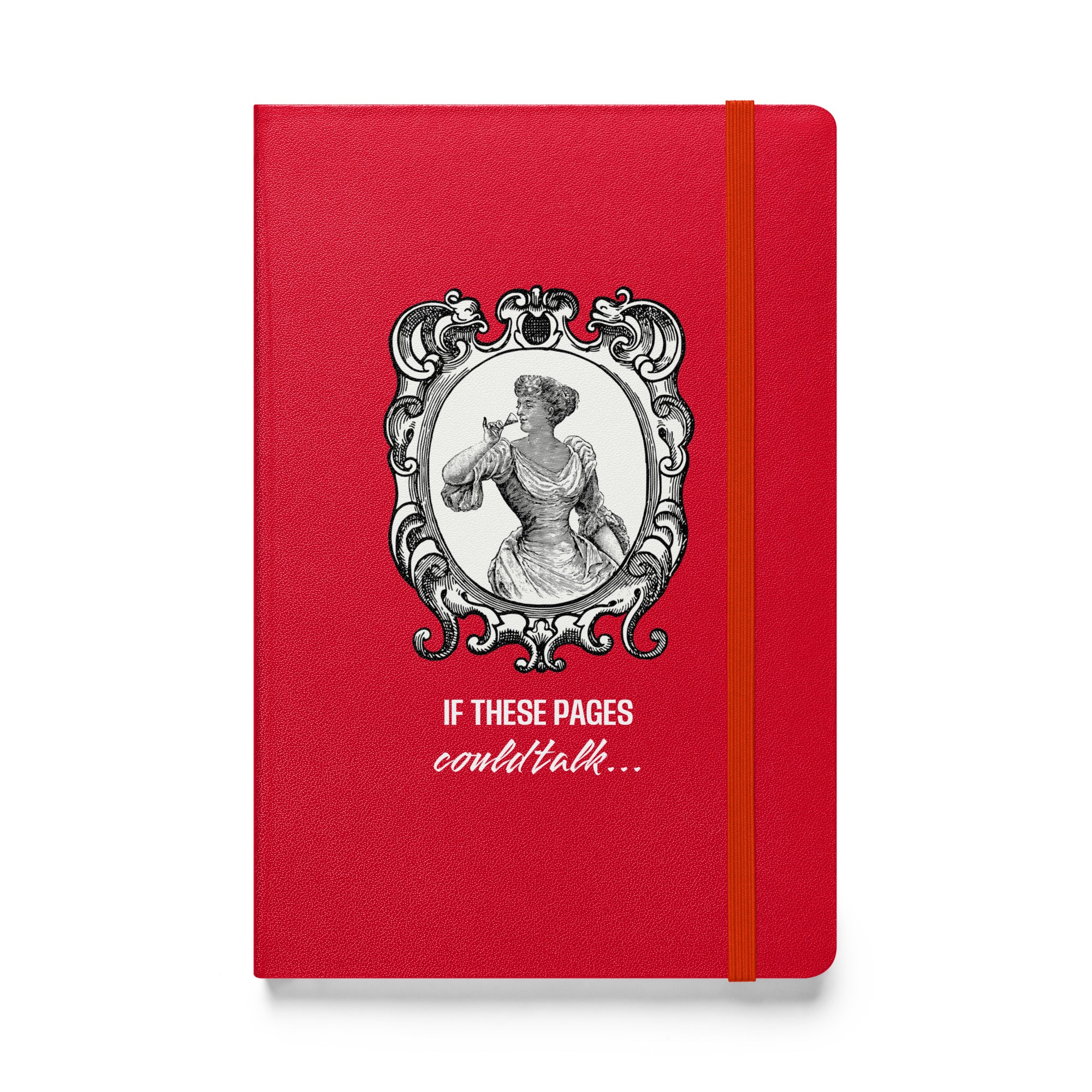 If These Pages Could Talk Victoriana-Inspired Hardcover Notebook/Journal/Idea Book, Lined, Available in Multiple Colors