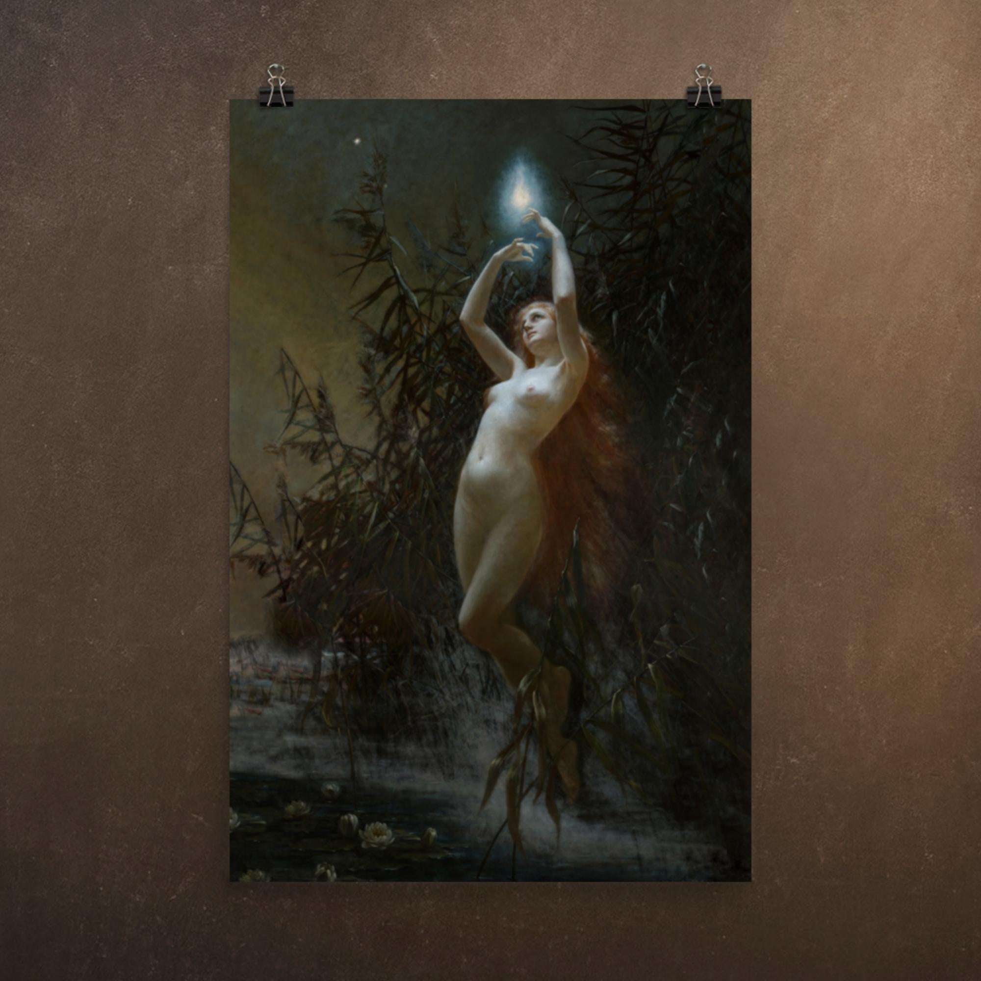 Will o the Wisp by Lev Lerch, Digital Poster/Print, Available in Multiple Sizes