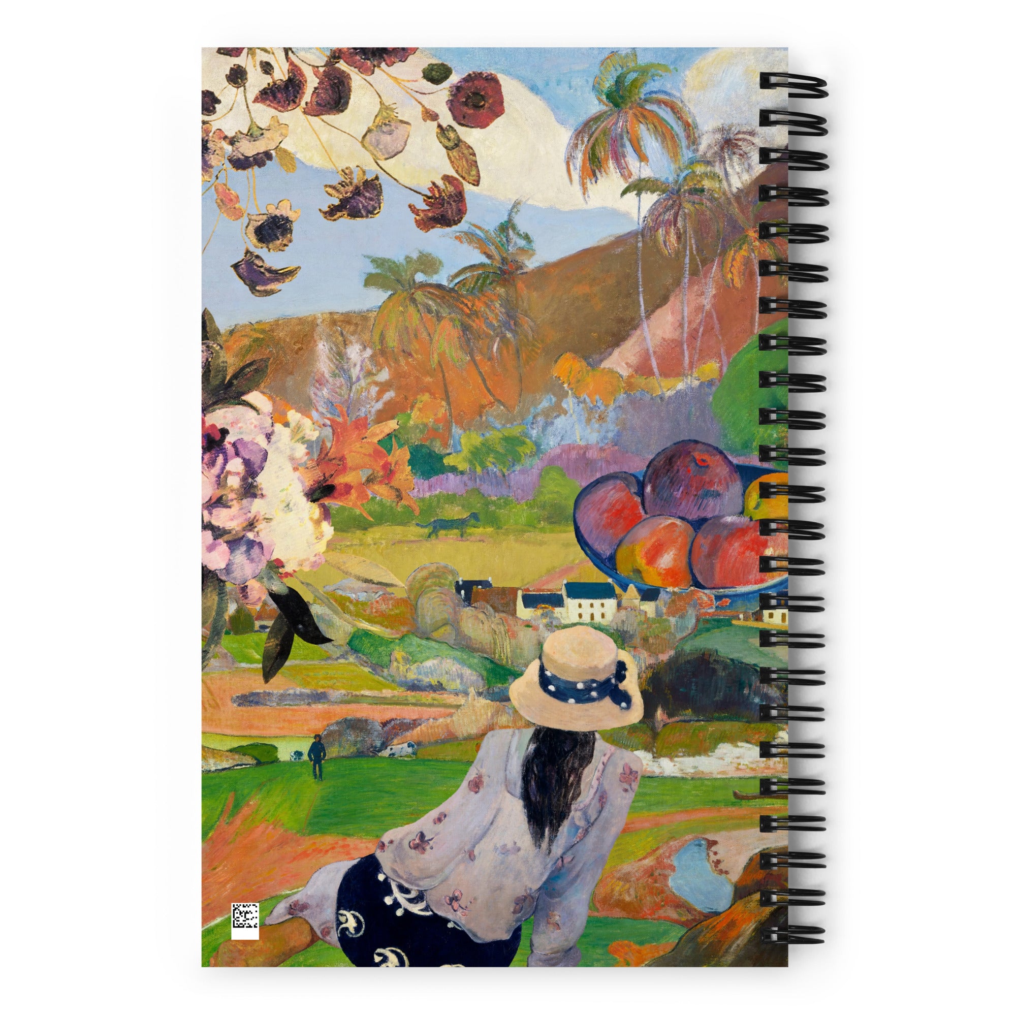 Tahitian Dreams by Gaughin, Spiral Notebook, Dot Journal, Perfect for Journaling on the Go