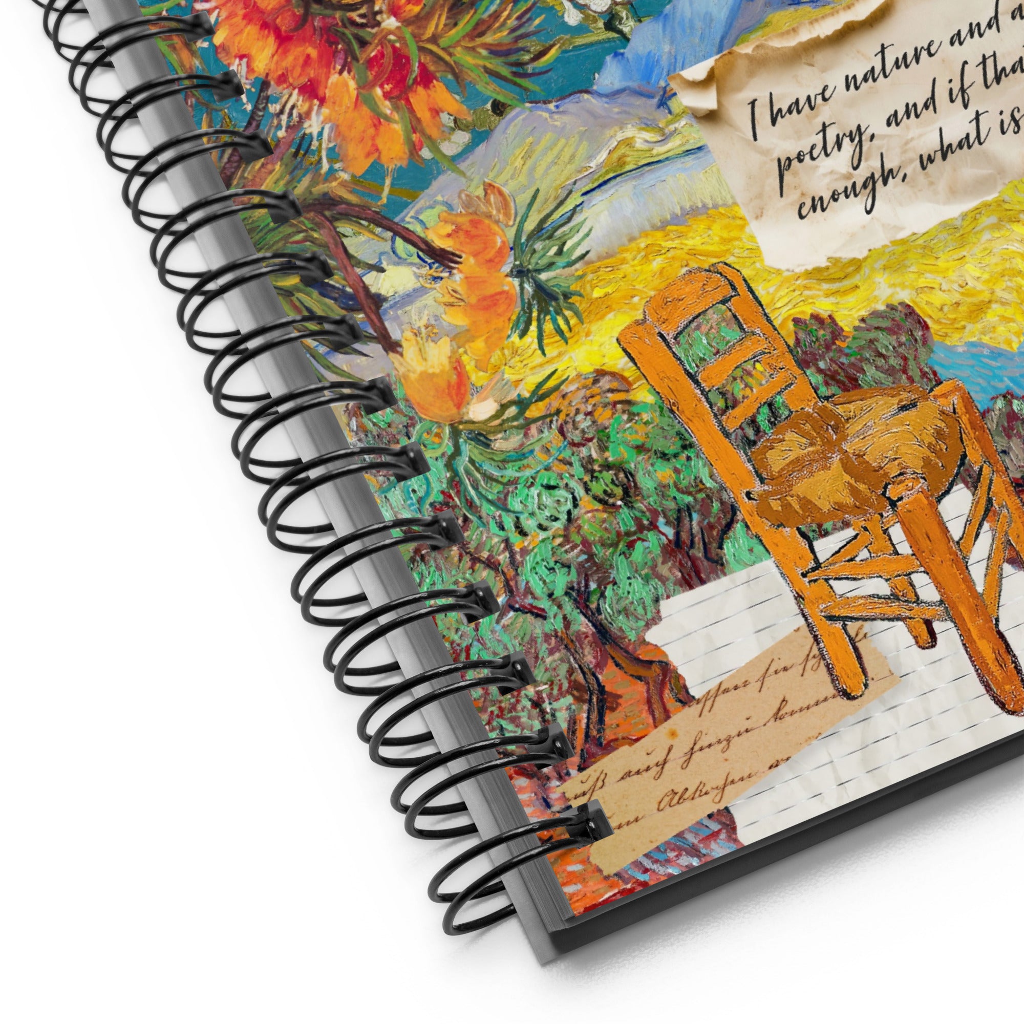 Van Gogh's Dream Spiral Notebook, Dot Journal, Perfect for Journaling on the Go