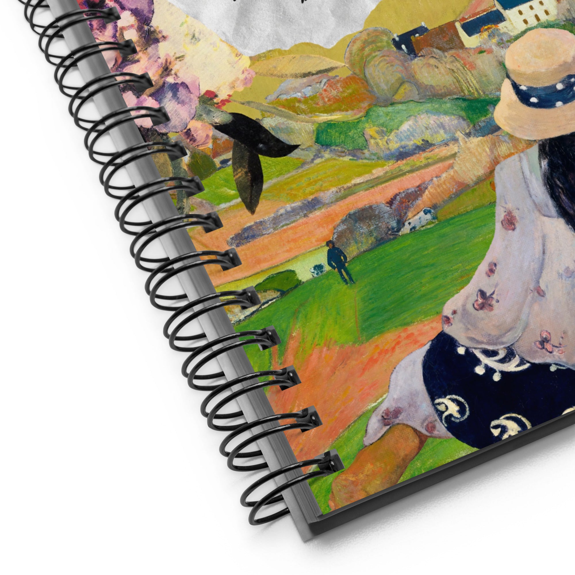 Tahitian Dreams by Gaughin, Spiral Notebook, Dot Journal, Perfect for Journaling on the Go