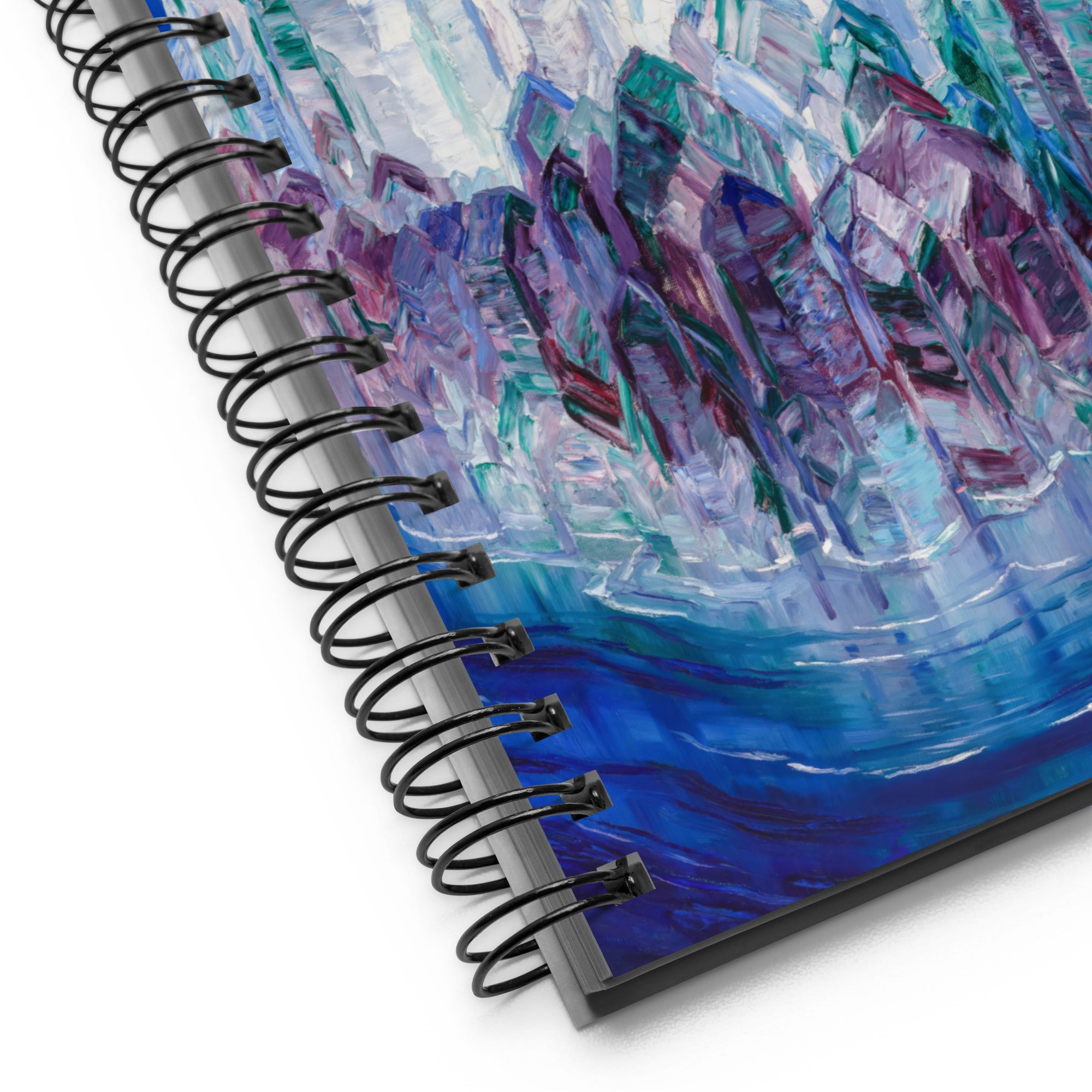 Crystal Castle in the Sea by Wenzel Hablik, Spiral Notebook, Dot Journal, Perfect for Journaling on the Go