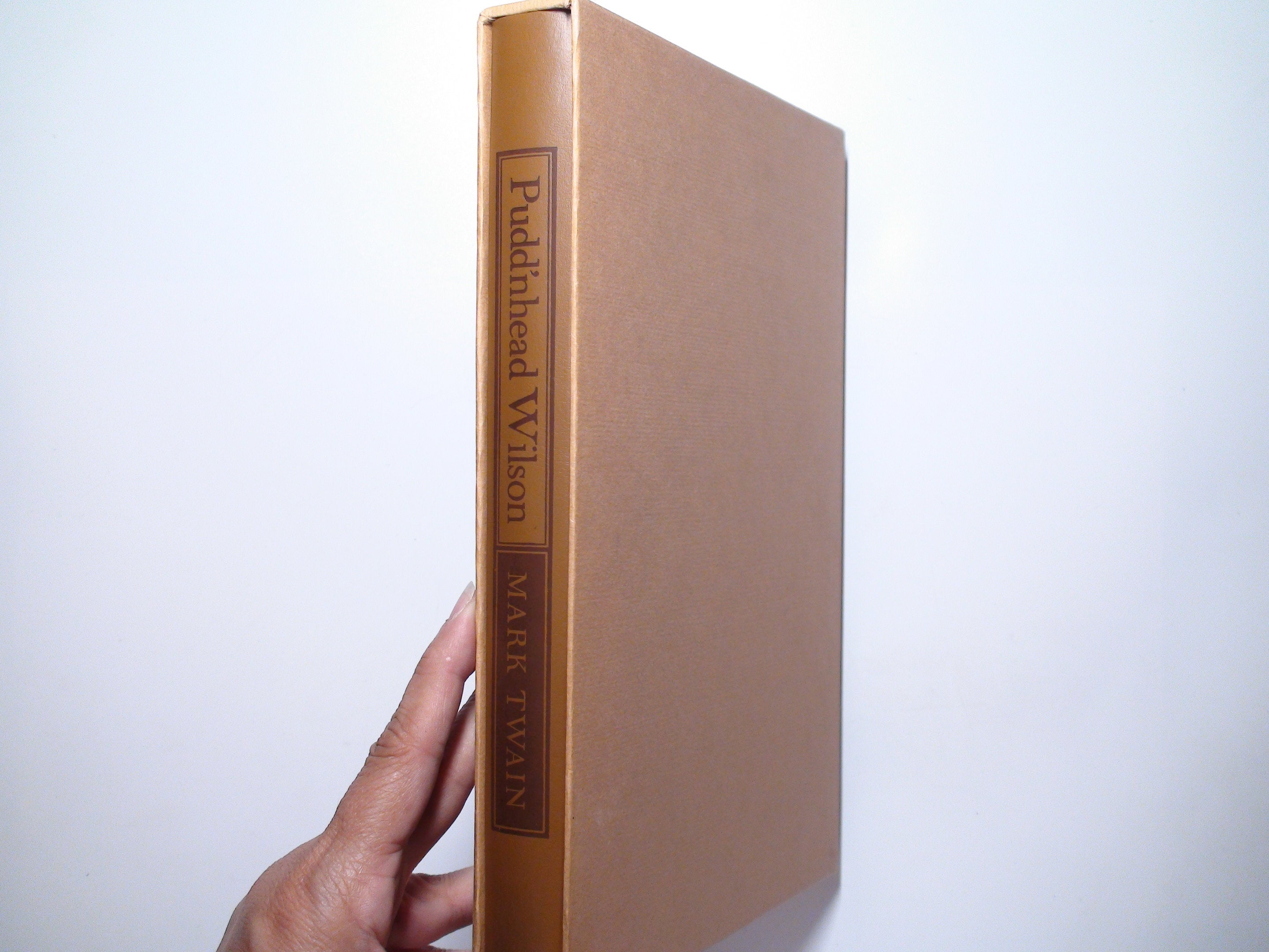 Pudd'nhead Wilson, by Mark Twain, Illustrated, 1st Ed, in Slipcase, 1974